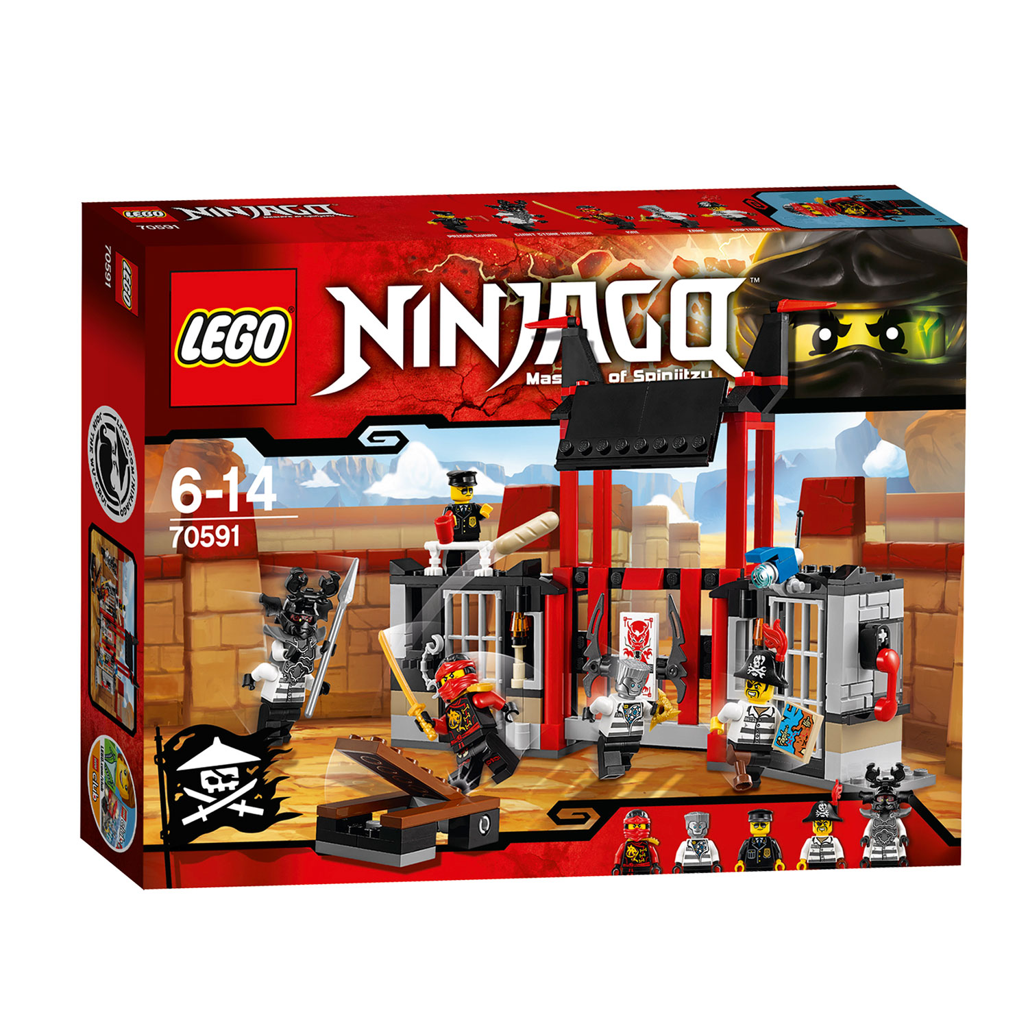 LEGO Ninjago 70591 Ontsnapping uit de Kryptarium Gevangenis