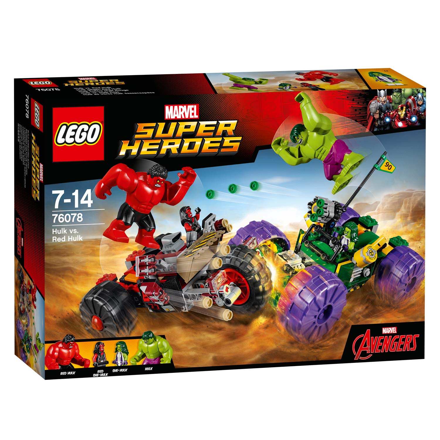 LEGO Super Heroes 76078 Hulk vs. Red Hulk