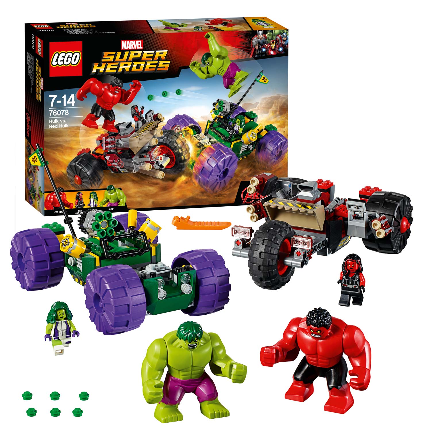LEGO Super Heroes 76078 Hulk vs. Red Hulk