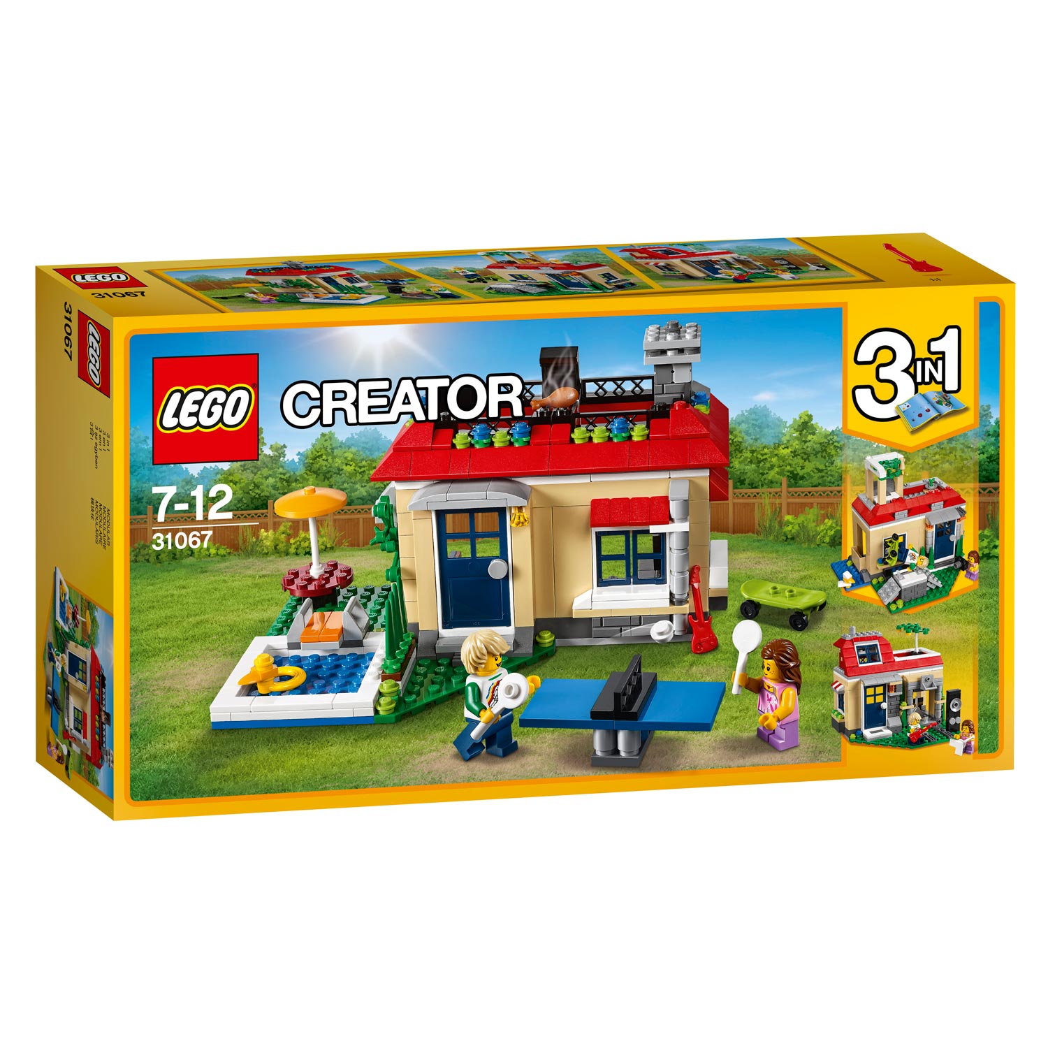 LEGO Creator 31067 Modulaire Vakantie aan het Zwembad