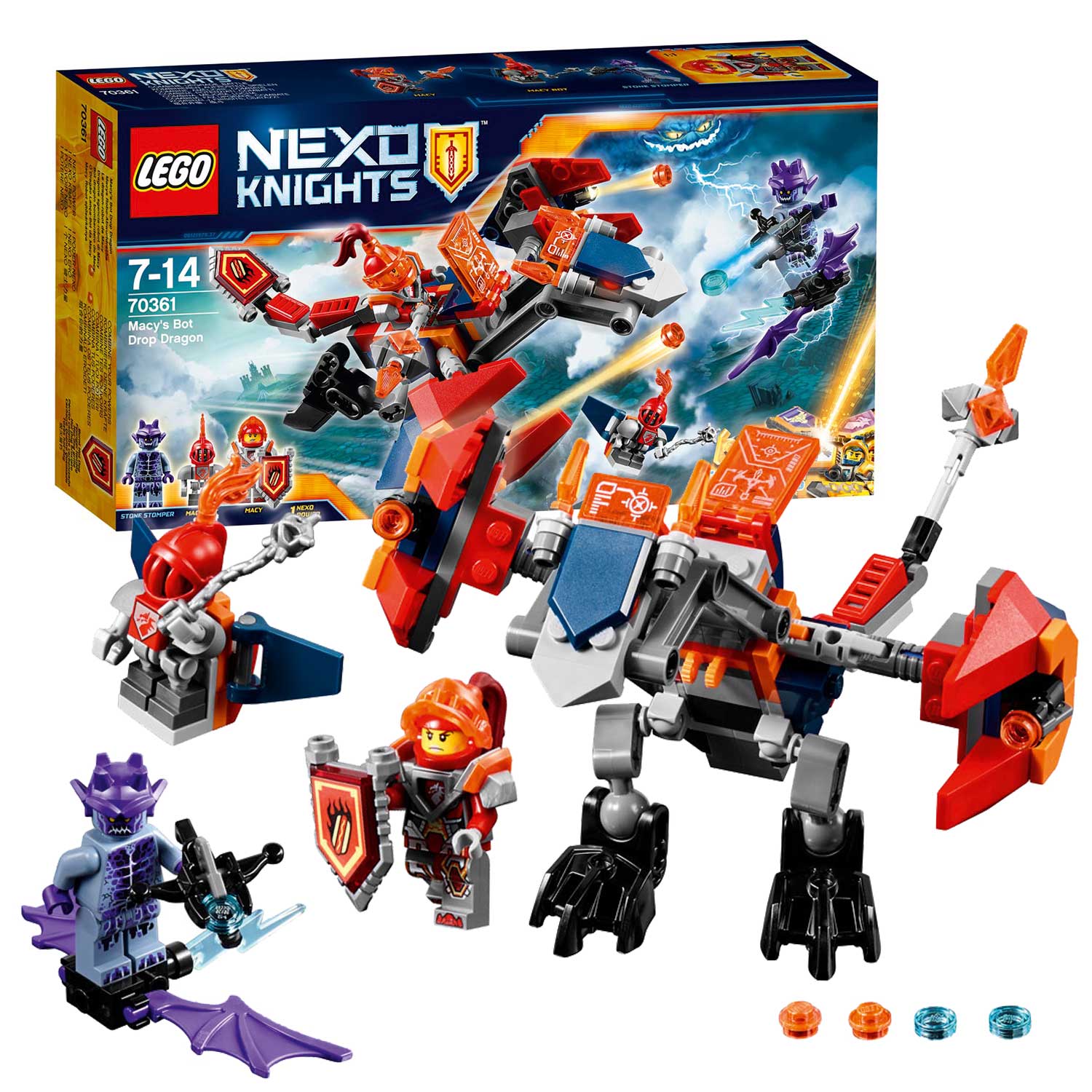LEGO Nexo Knights 70361 Macy's Bot Drop Draak