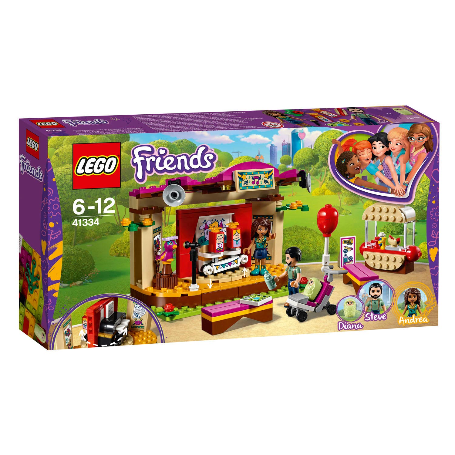 LEGO Friends 41334 Andrea's Parkprestaties