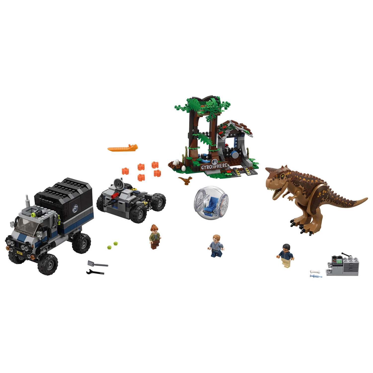 LEGO Jurassic World 75929 Gyrobolontsnapping van Carnotaurus