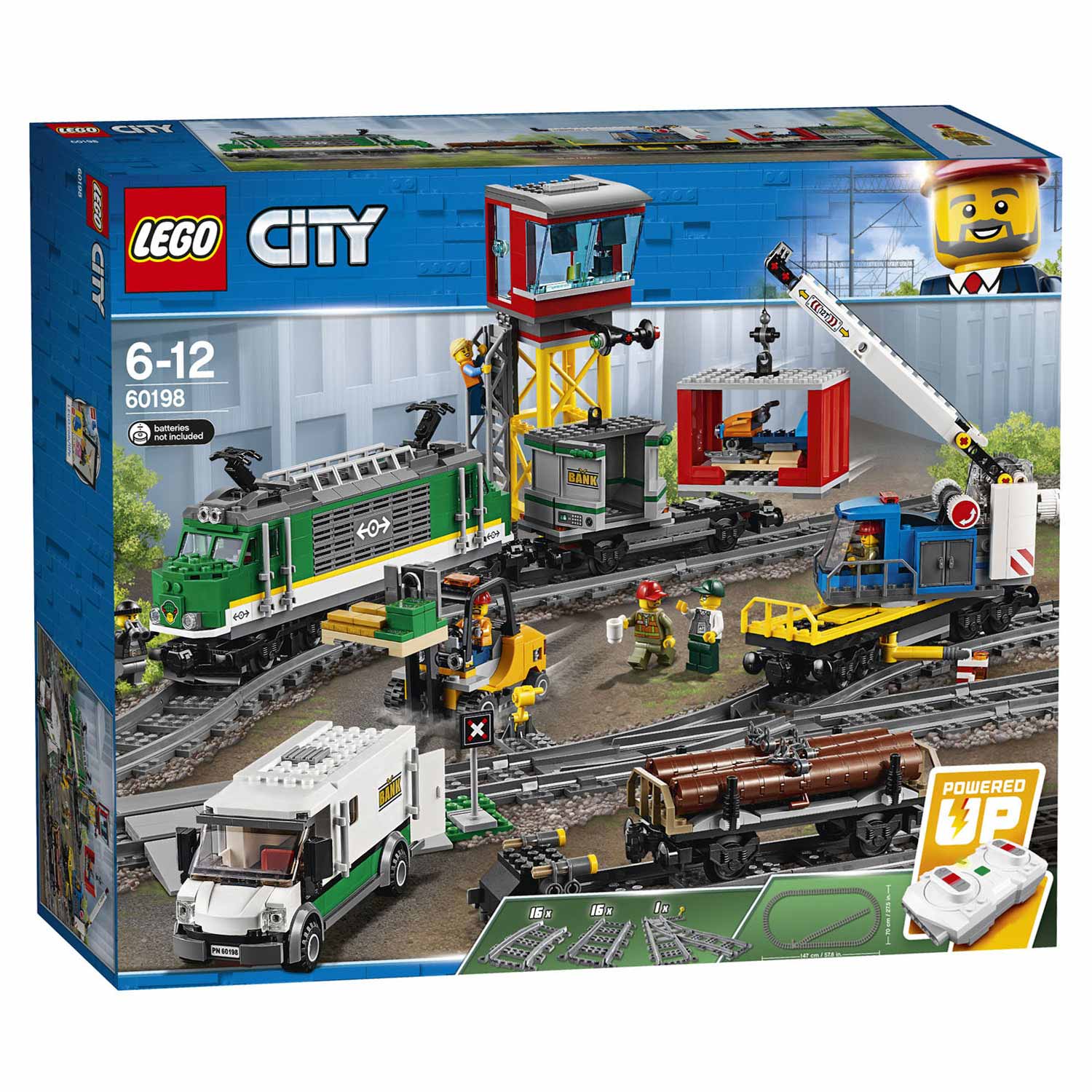 LEGO City 60198 Le train de marchandises