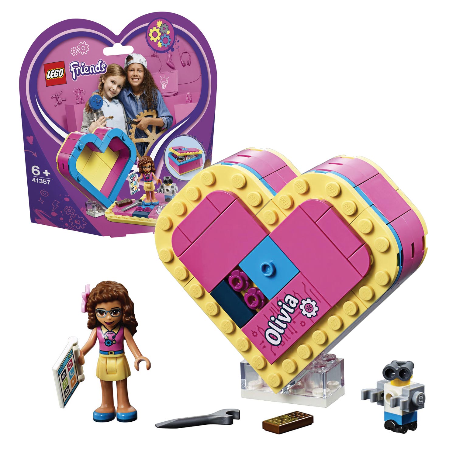 LEGO Friends 41357 Olivia's Hartvormige Doos