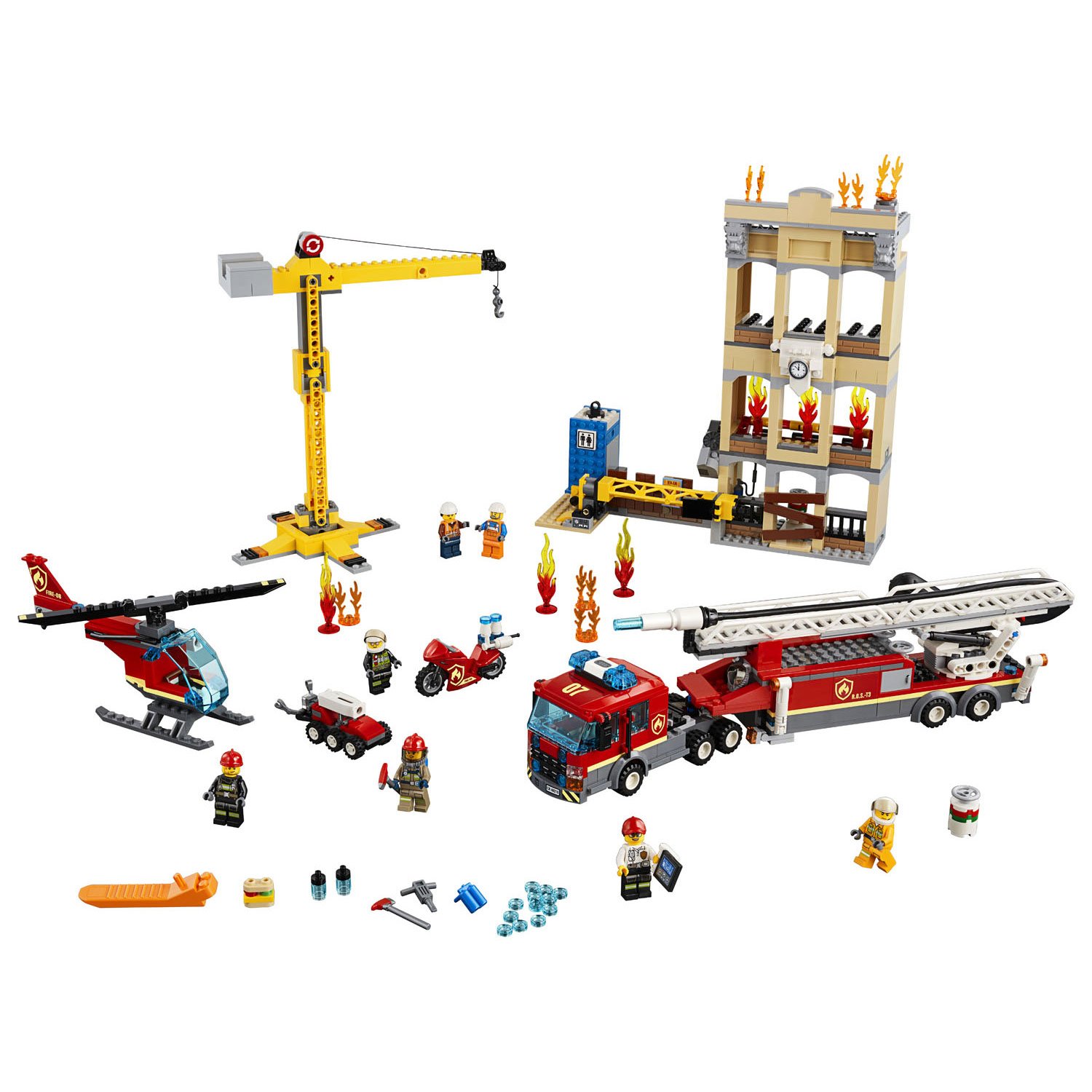 LEGO City 60216 Brandweerkazerne in de Stad