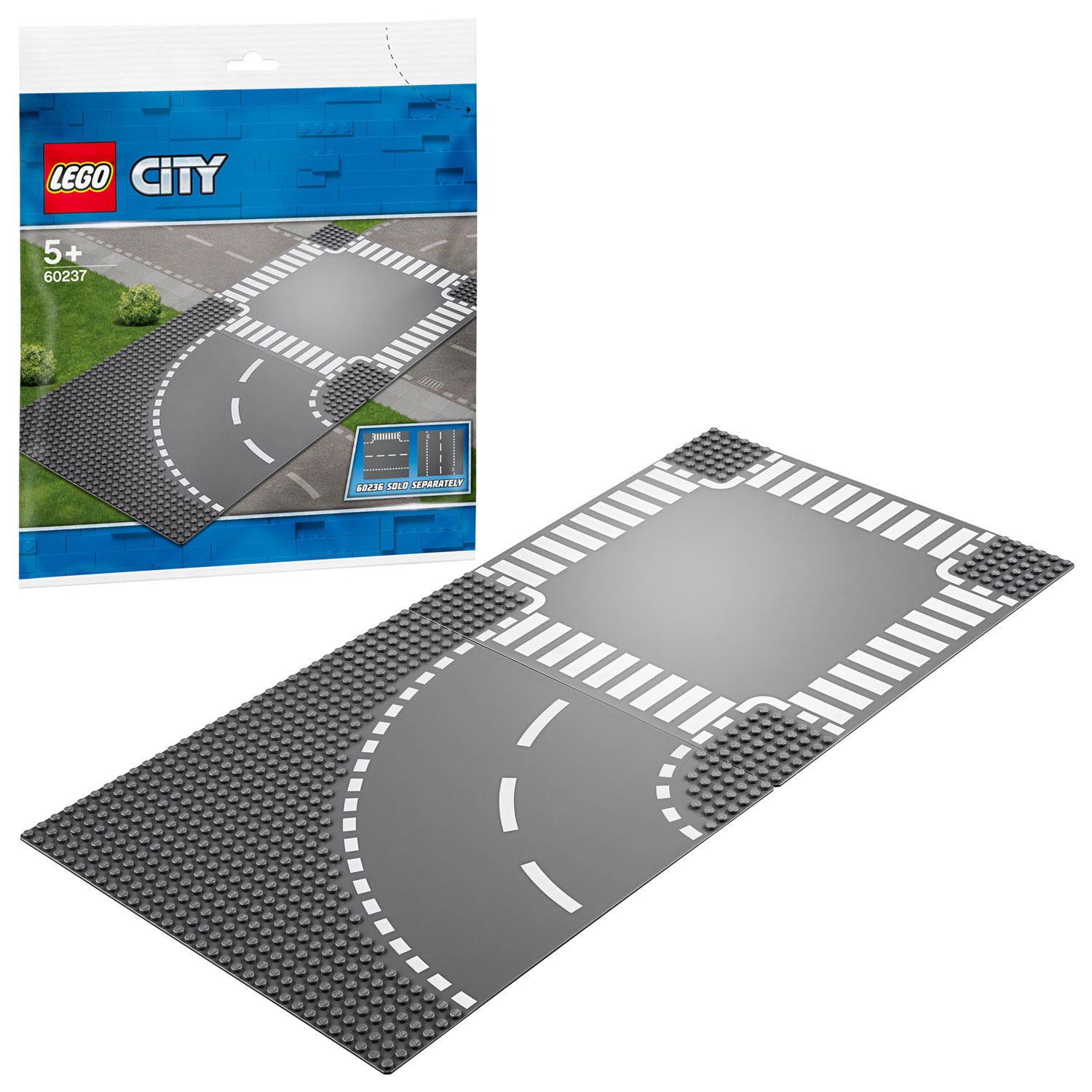 LEGO City 60237 Bocht en Kruising