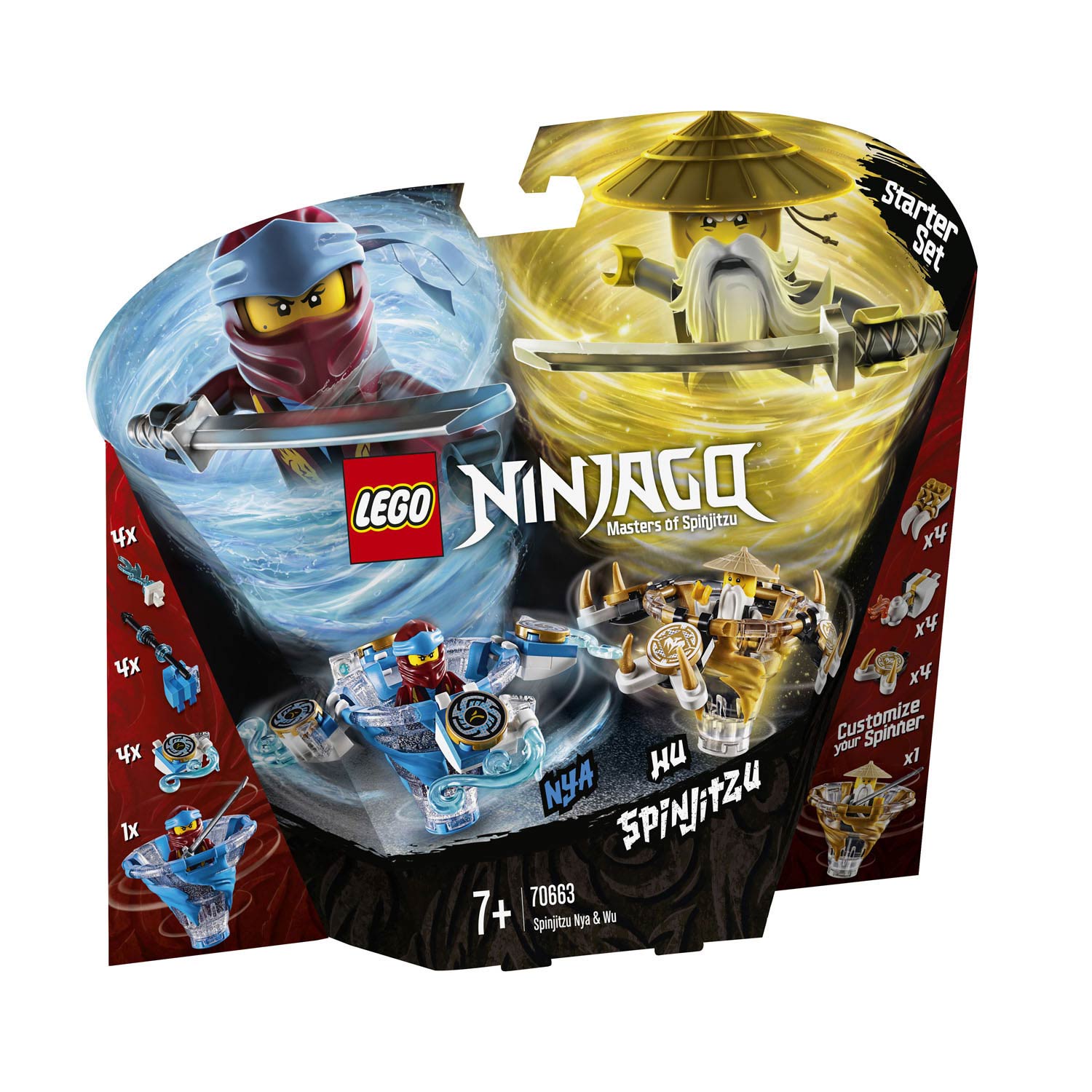 LEGO Ninjago 70663 Spinjitzu Nya & Wu
