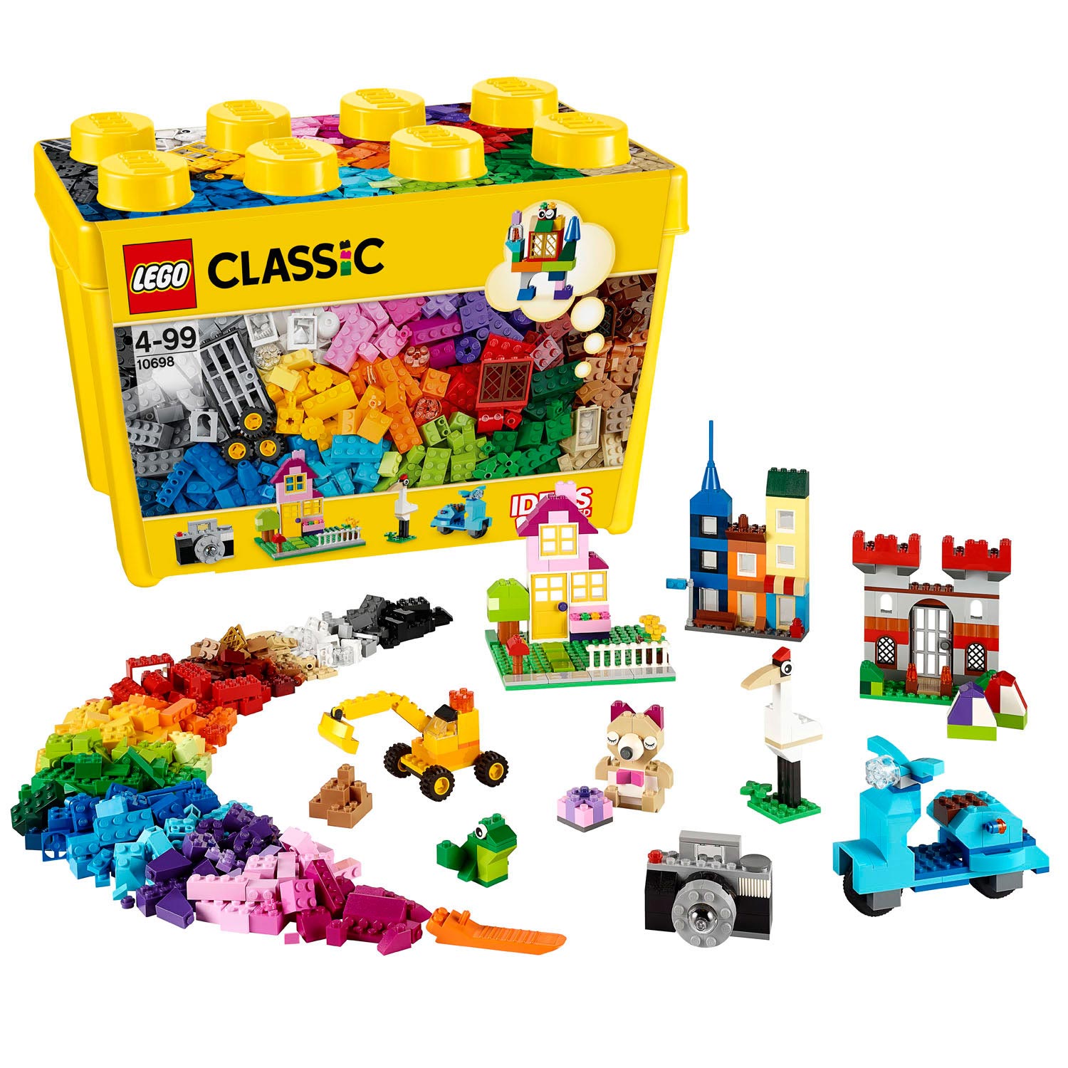 Elektrisch schild onder LEGO Classic 10698 Creatieve Opbergdoos XL online ... | Lobbes Speelgoed