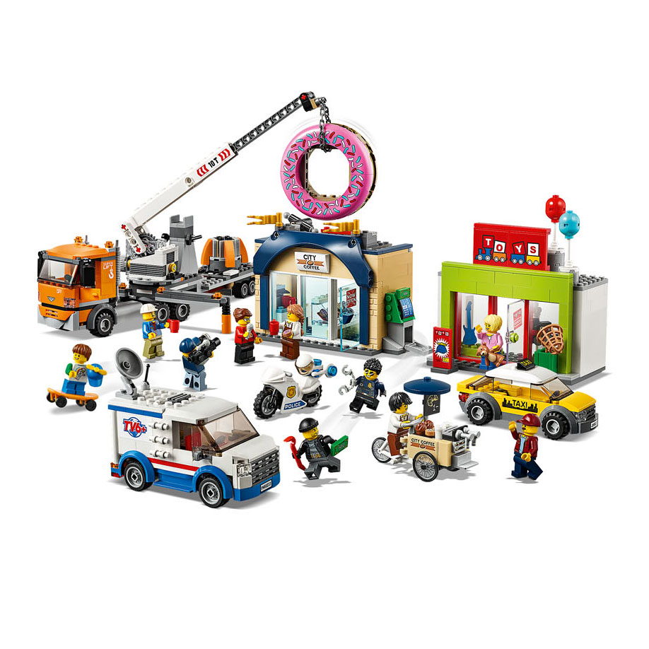 LEGO City Town 60233 Opening Donutwinkel