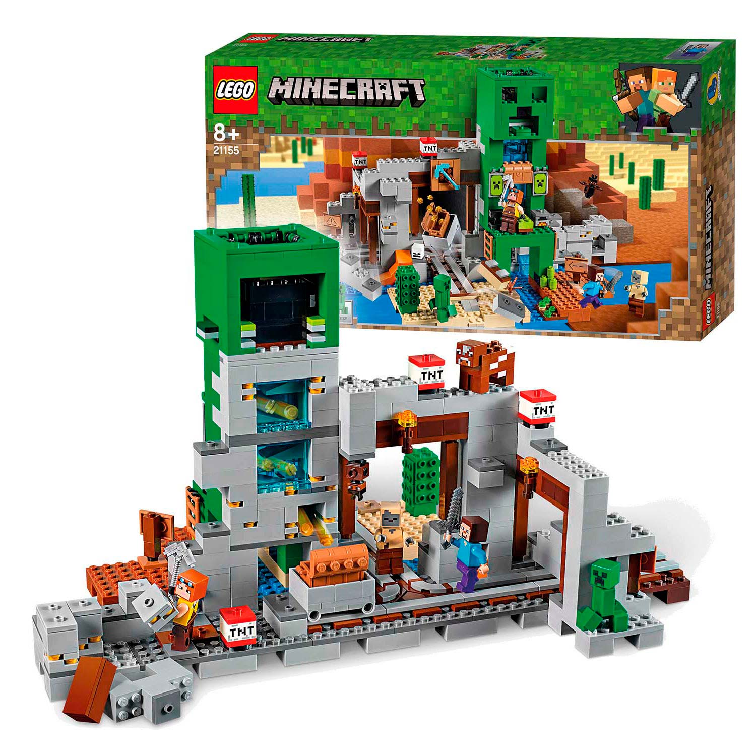 Nu Gebakjes Lol Lego Minecraft 21155 De Creeper Mijn online kopen | Lobbes Speelgoed