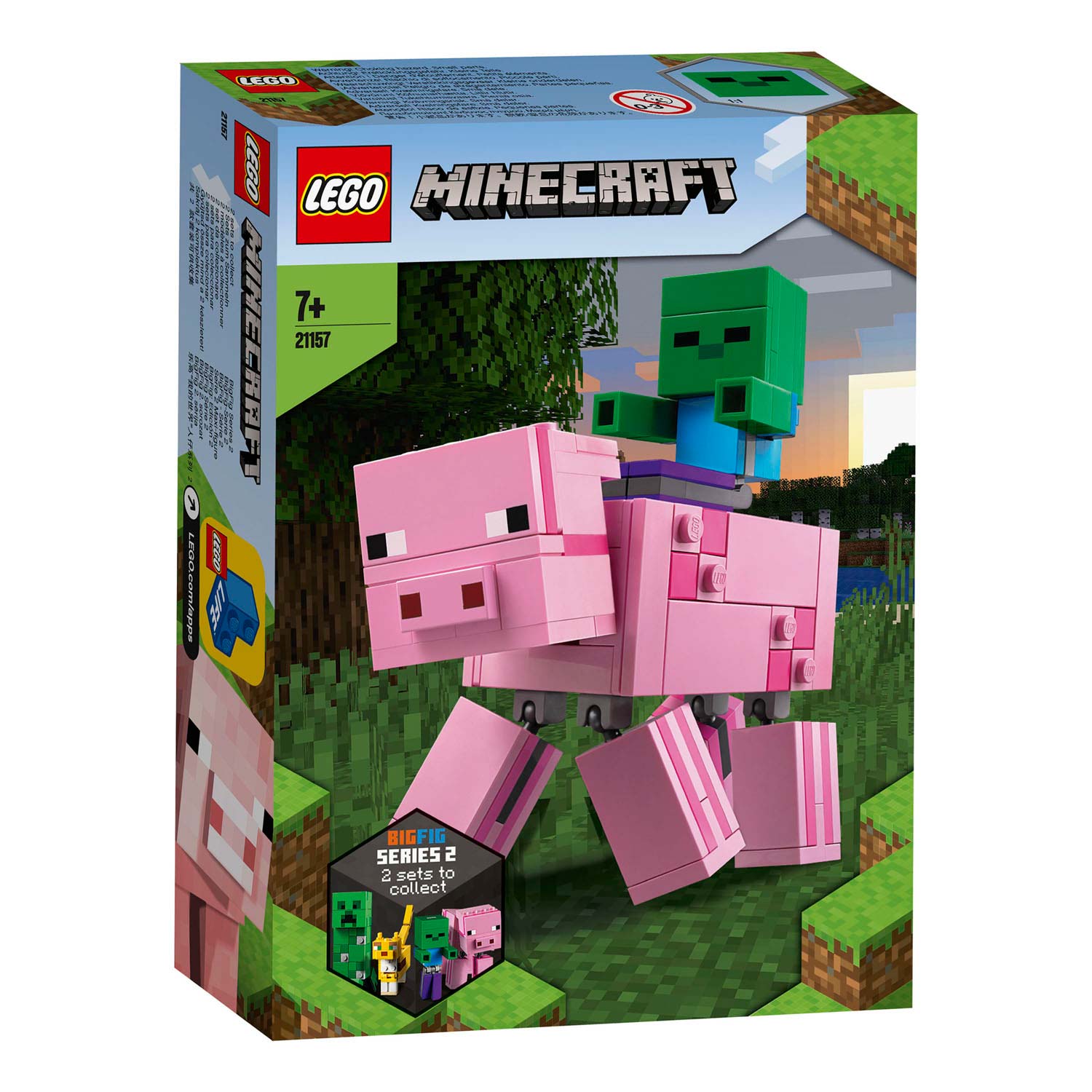 LEGO Minecraft 21157 BigFig Varken met Babyzombie