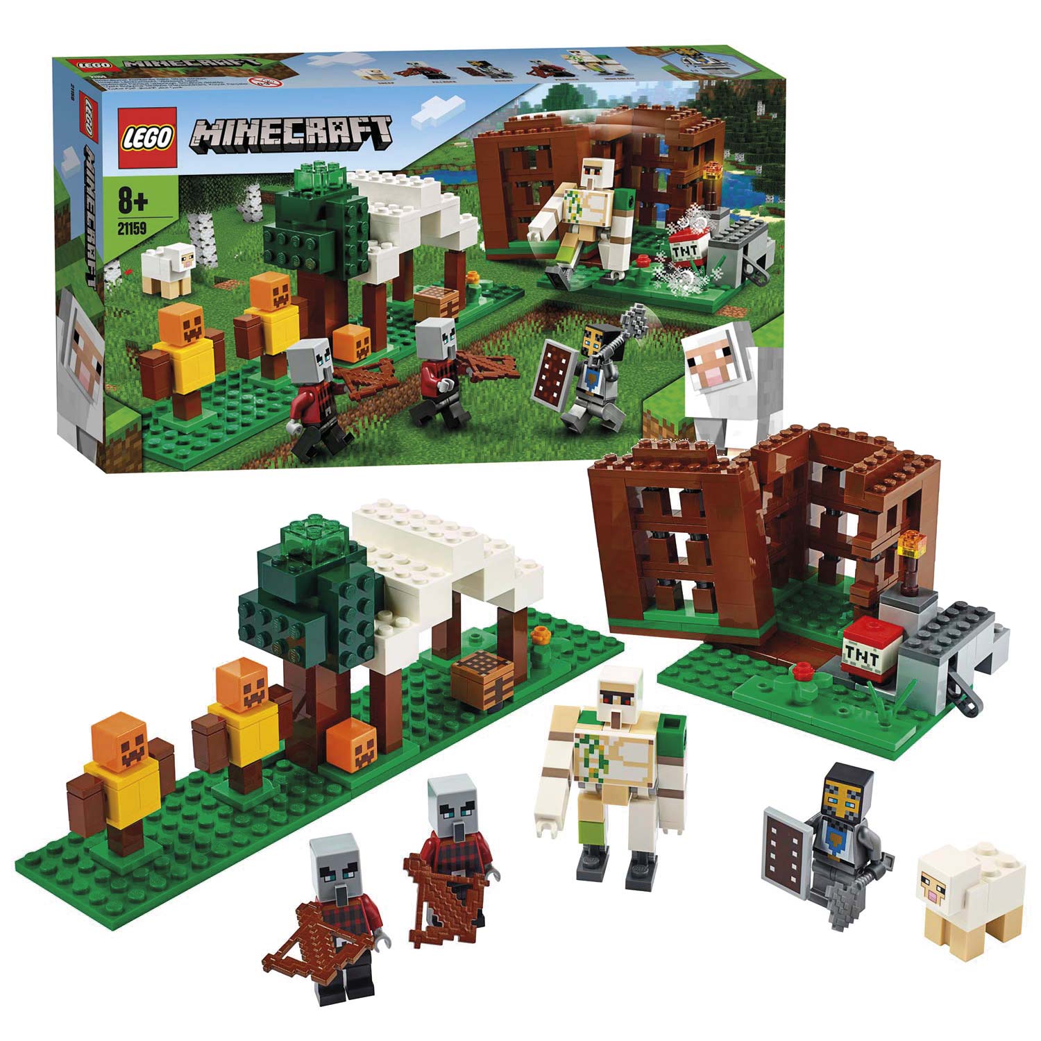 LEGO Minecraft 21159 De Pillager online | Lobbes Speelgoed
