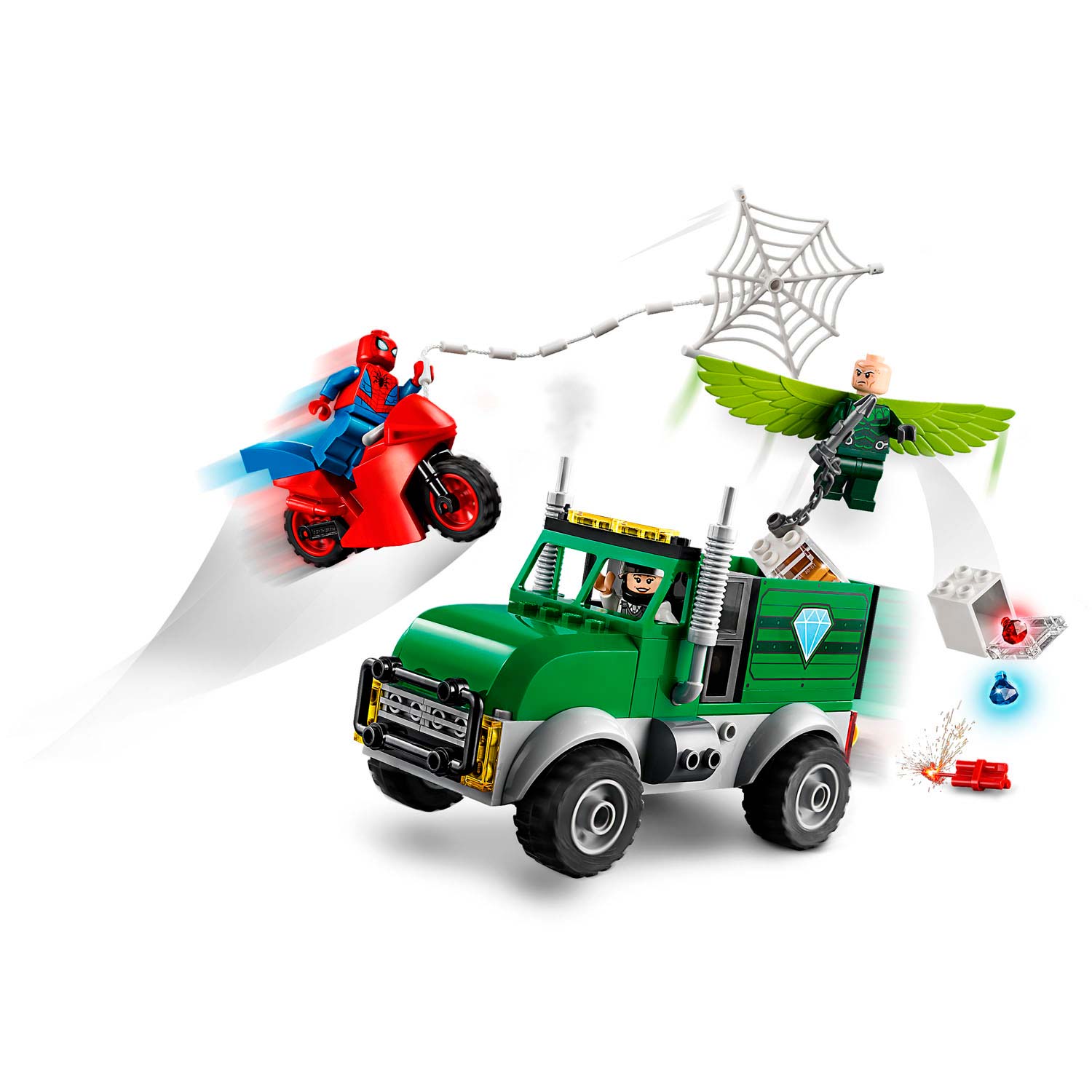 LEGO Super Heroes 76147 Vultures Vrachtwagen Overval