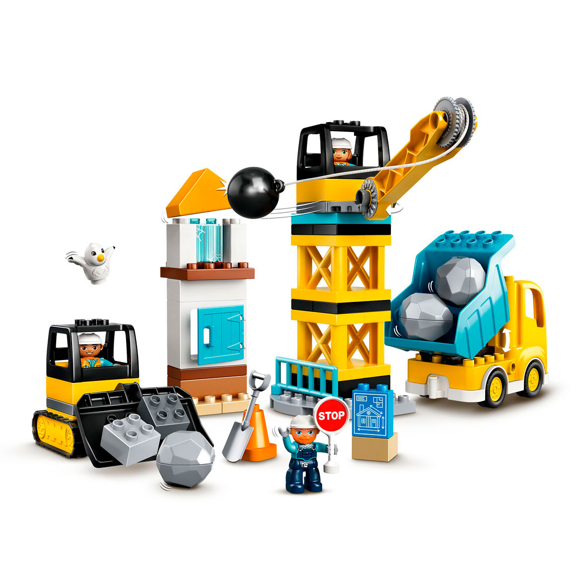 LEGO DUPLO 10932 Construction Sloopkogel Afbraakwerken