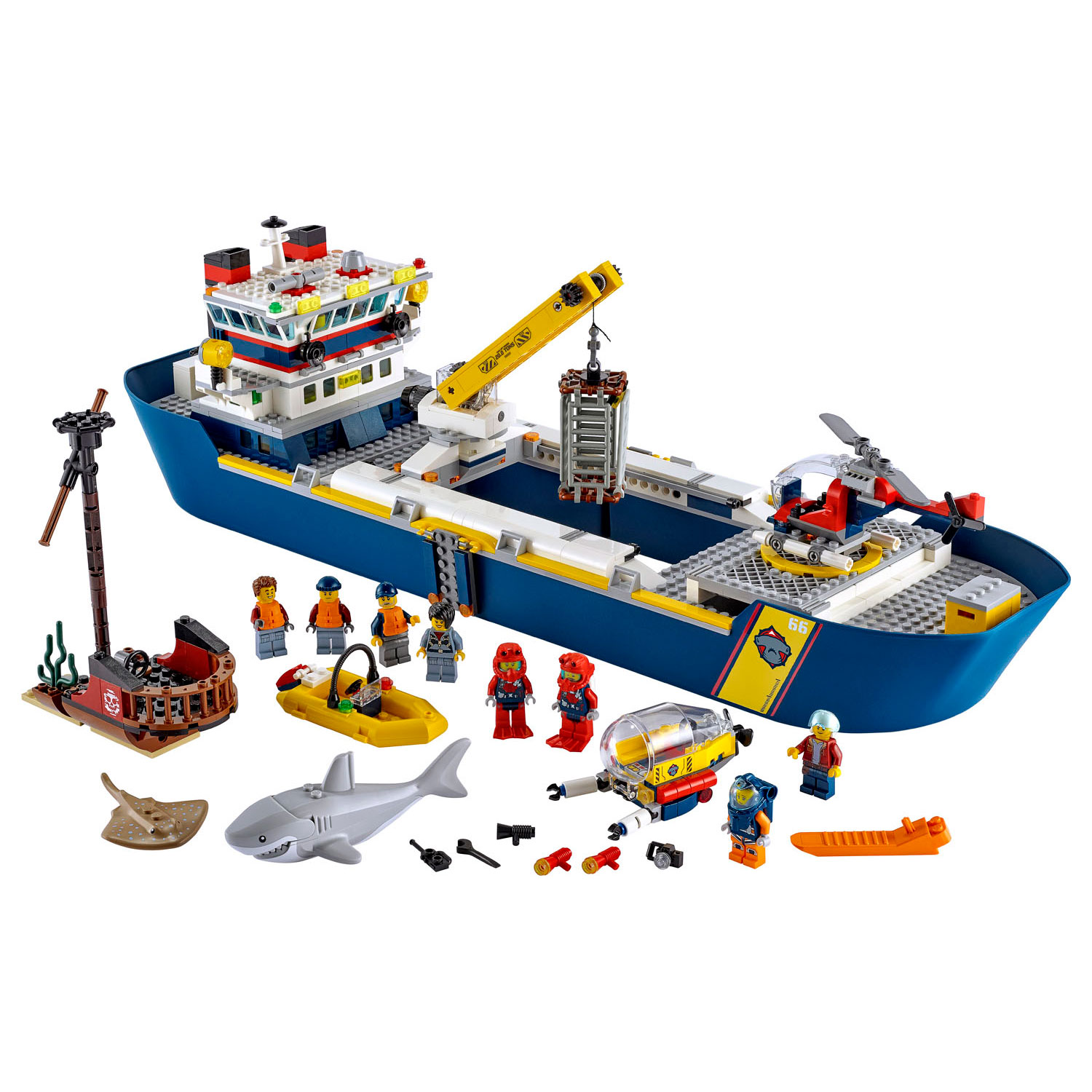 LEGO City 60266 Oceaan Onderzoekschip