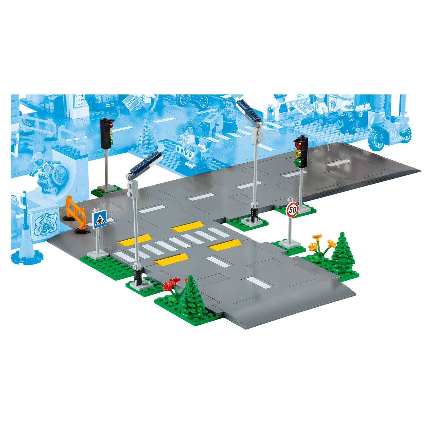 LEGO City Town 60304 Plaques de route