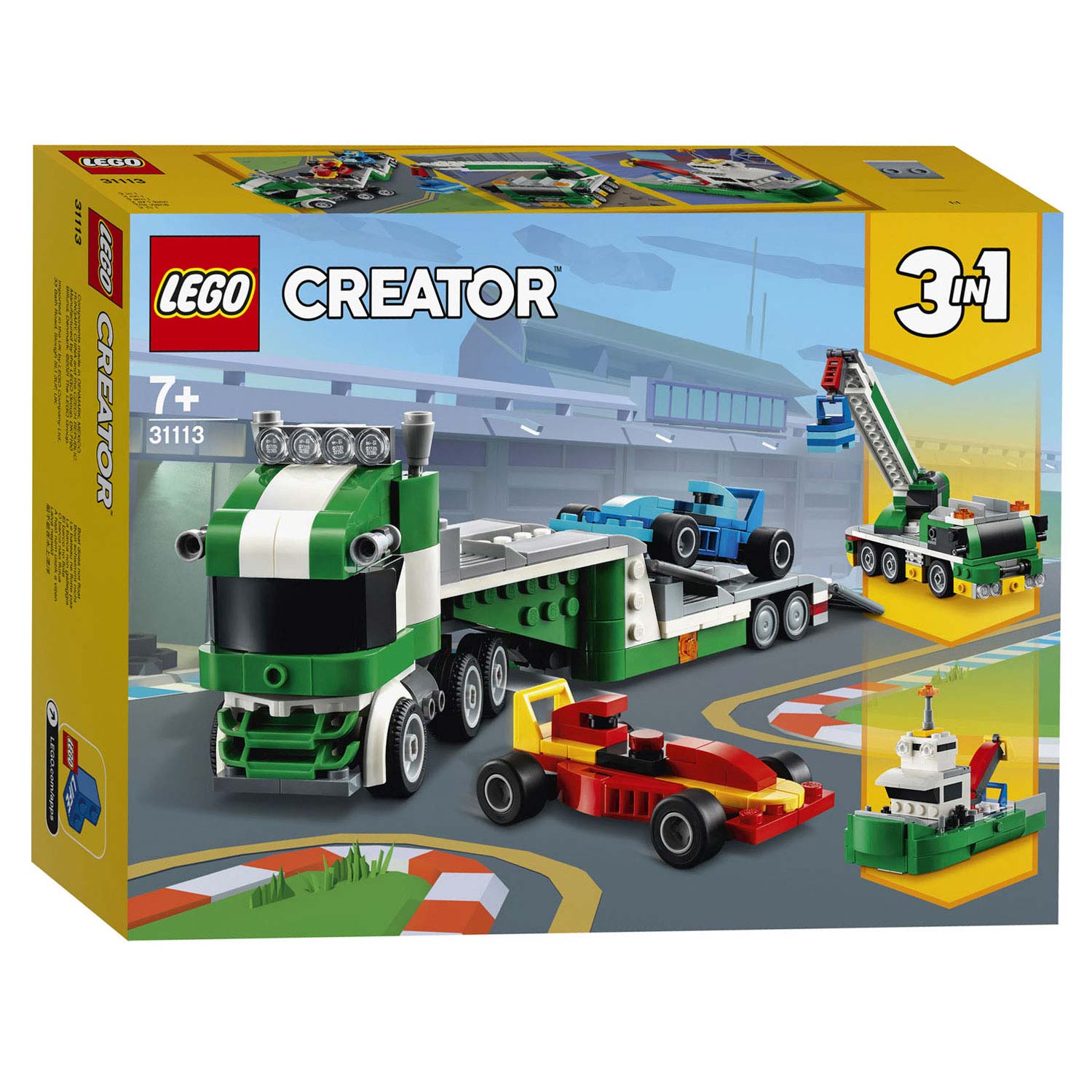LEGO Creator 31113 Racewagen Transportvoertuig