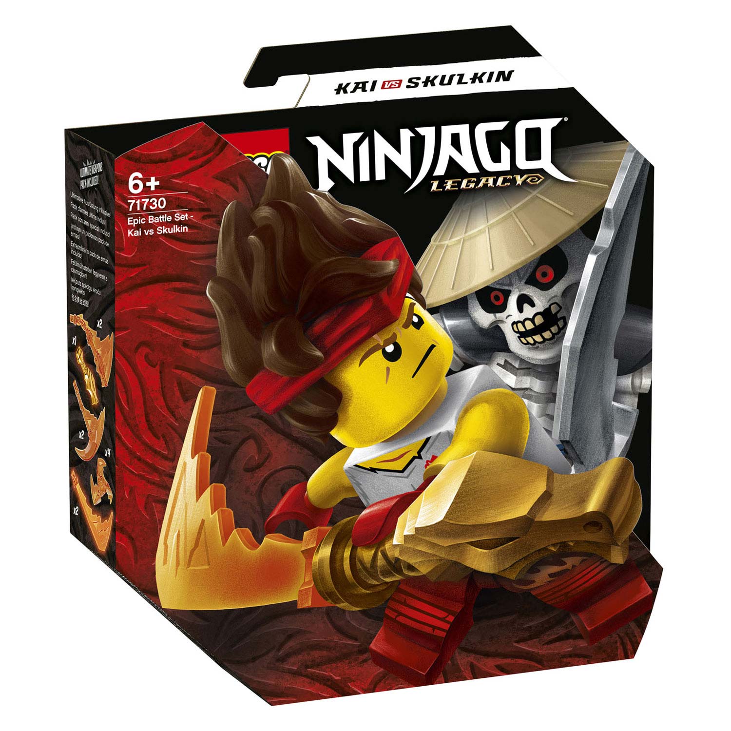 LEGO Ninjago 71730 Epische Strijd set - Kai tegen Skulkin