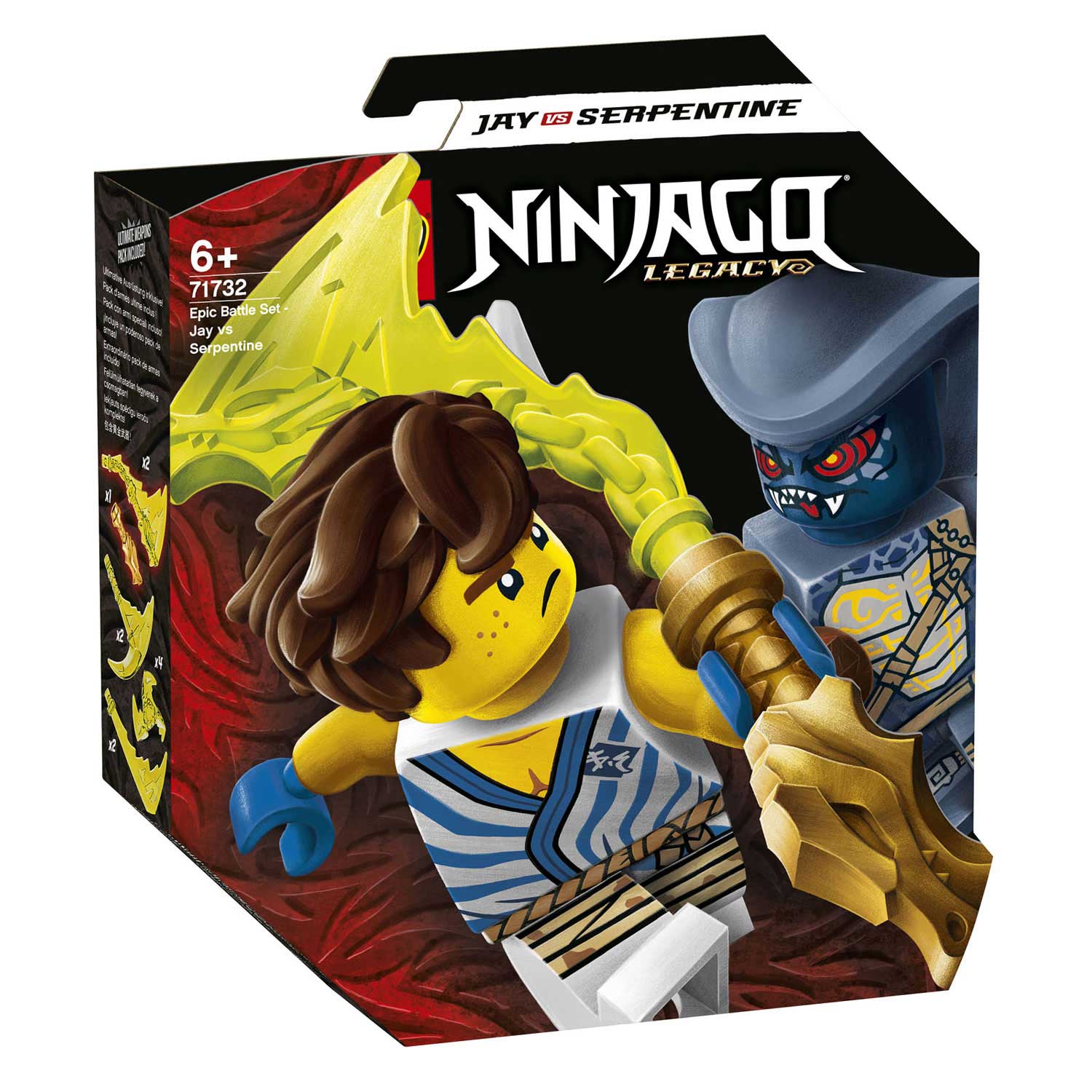 LEGO Ninjago 71732 Episches Kampfset – Jay vs. Serpentine