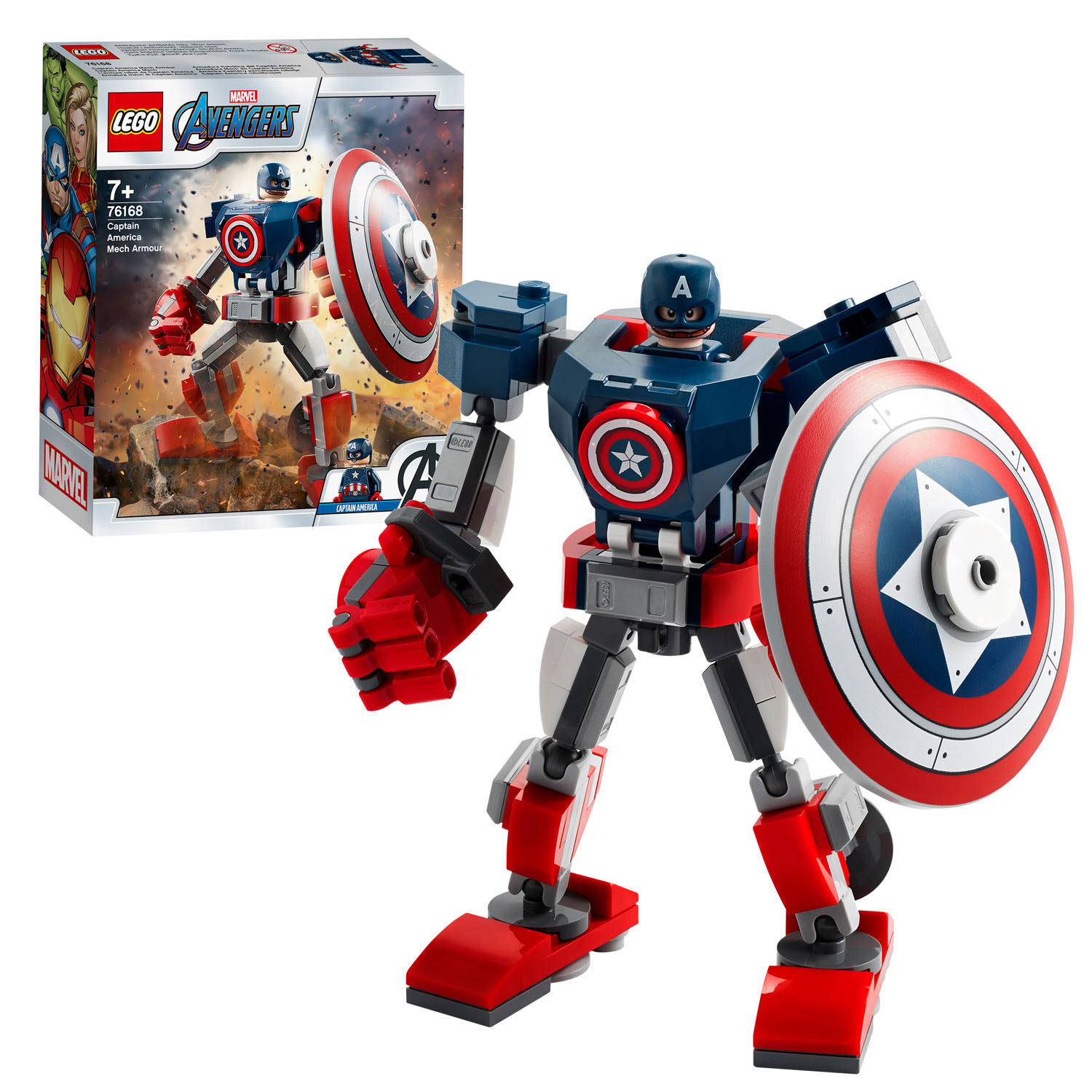 LEGO Marvel 76168 Avengers Captain America Mechapantser