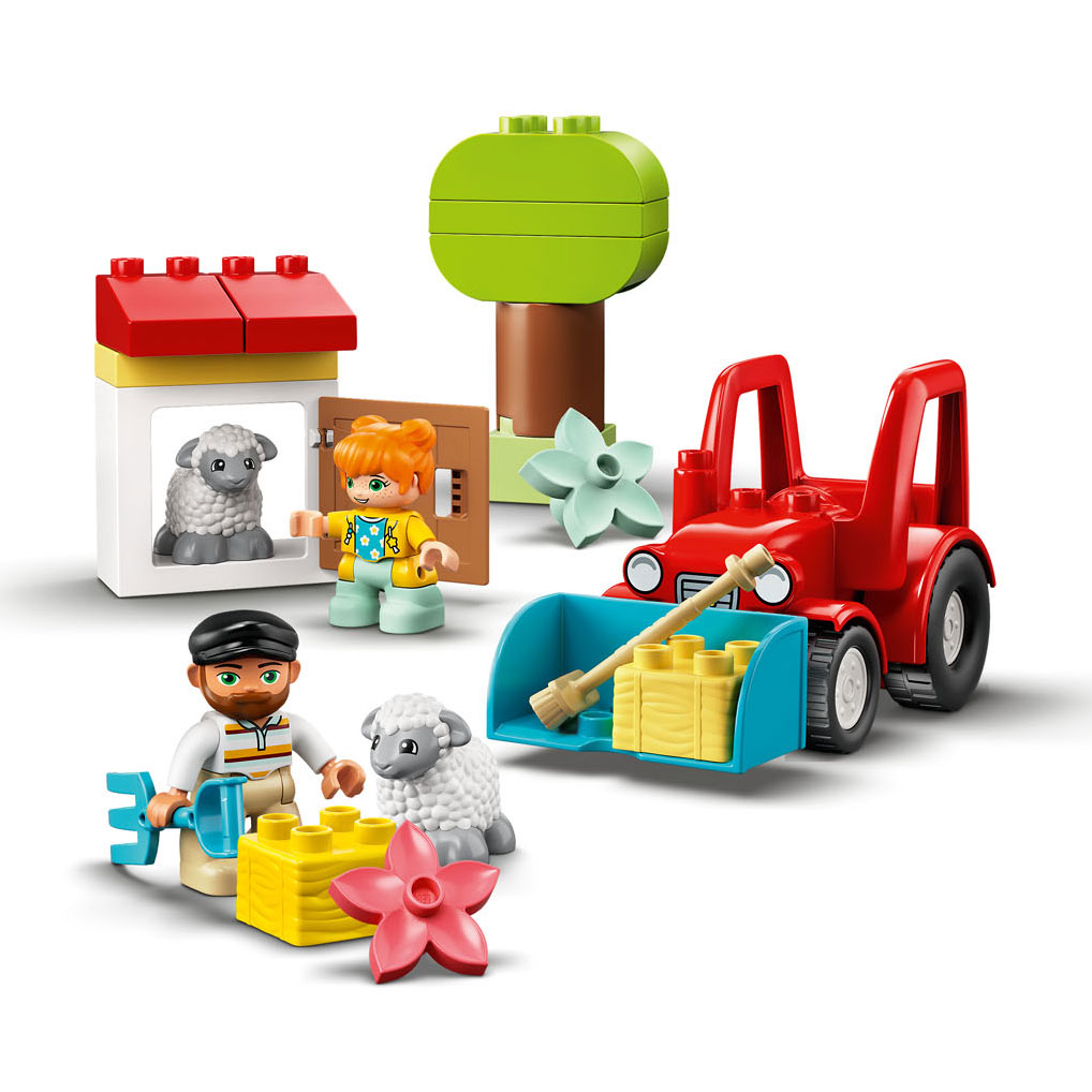 Lego Duplo 10950 Landbouwtractor en Dieren Verzorgen