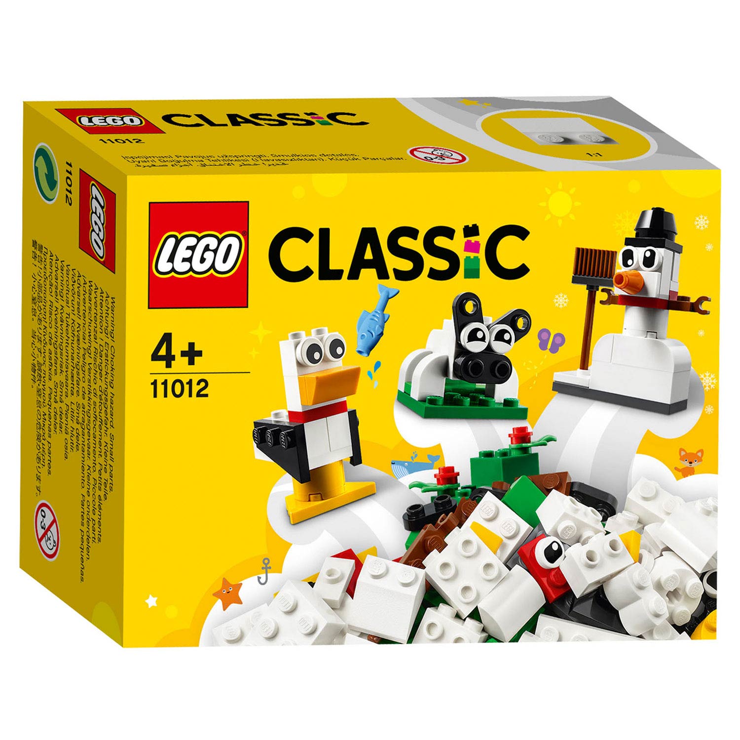 Koreaans ontslaan Hobart Lego Classic 11012 Creatieve Witte Stenen online kopen | Lobbes Speelgoed