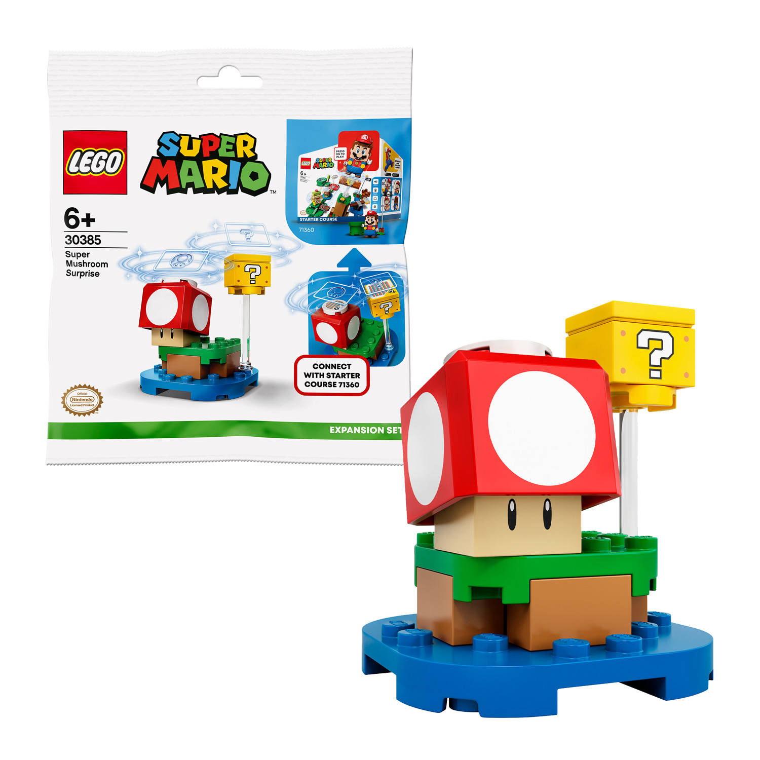 Integratie tegenkomen Dor LEGO Super Mario 30385 Super Mushroom online kopen? | Lobbes Speelgoed