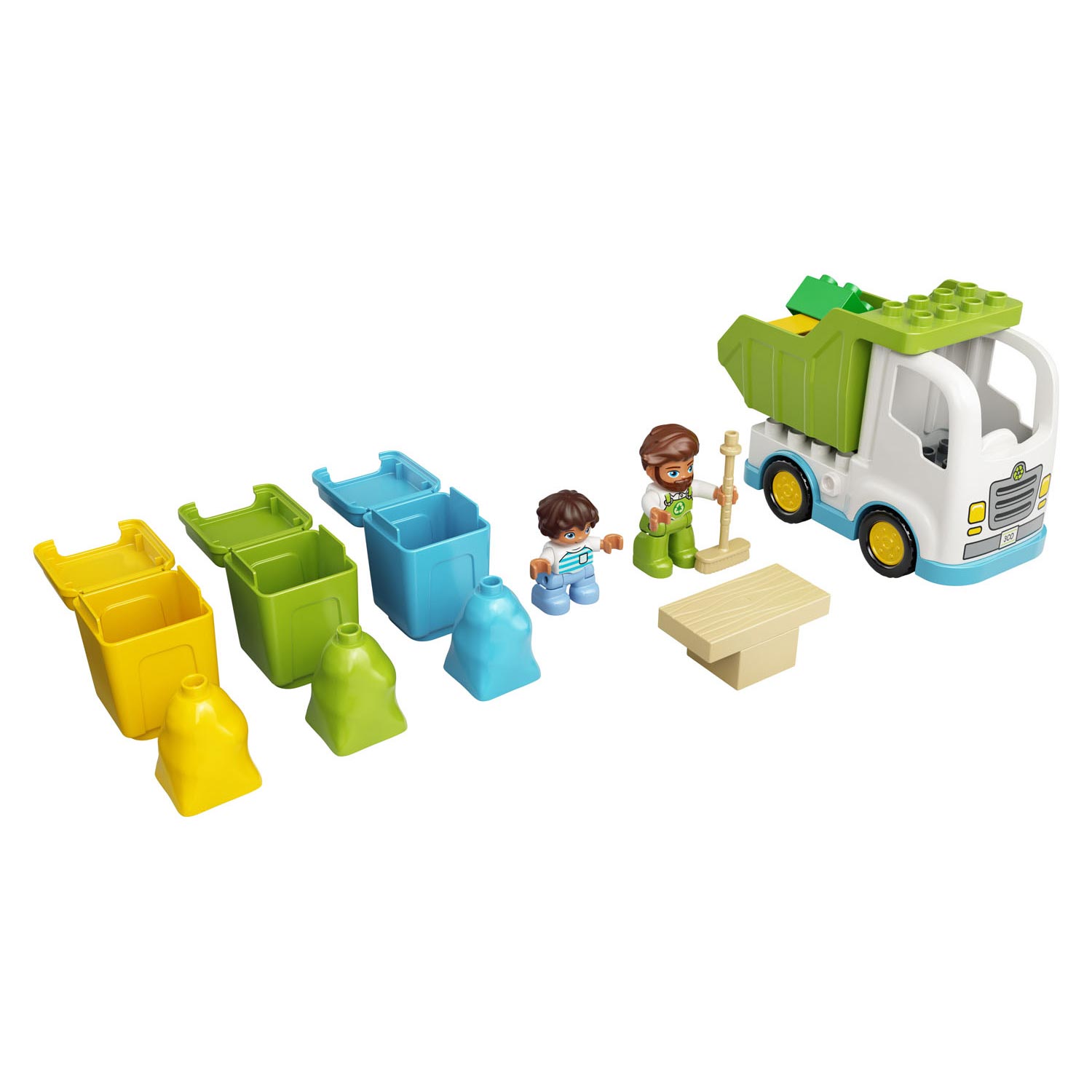LEGO DUPLO 10945 Vuilniswagen en Recycling