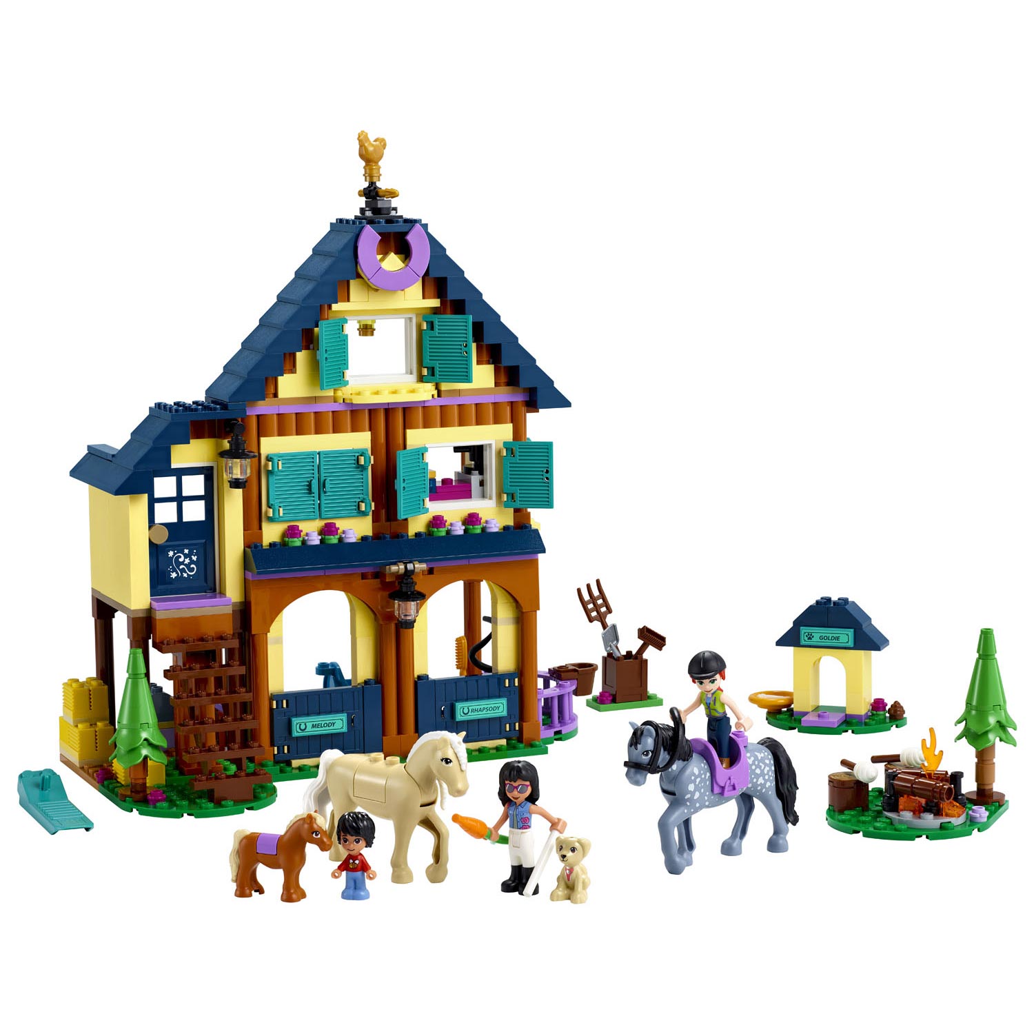 LEGO Friends 41683 Reitbasis im Wald