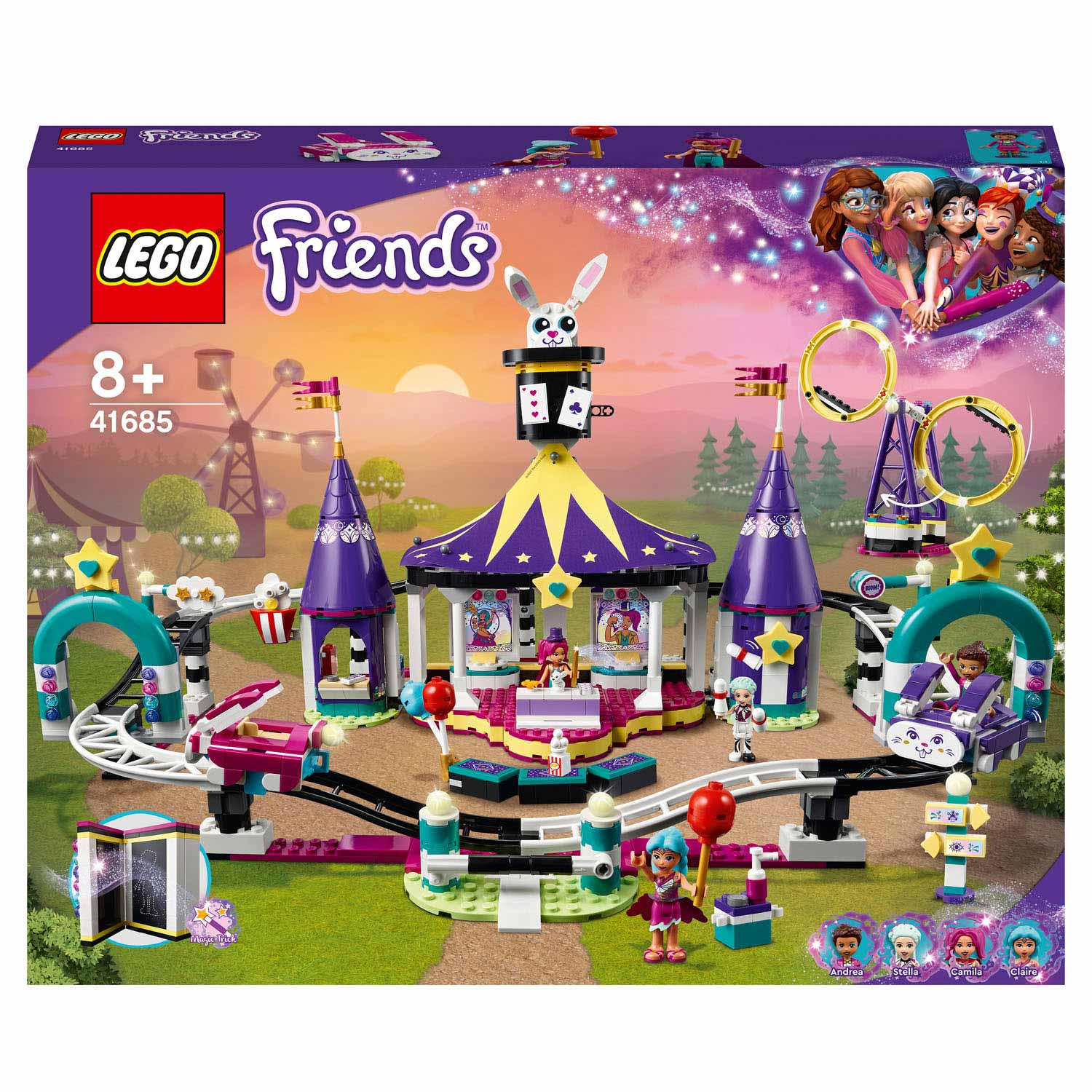 LEGO Friends 41685 Magische Jahrmarkt-Achterbahn