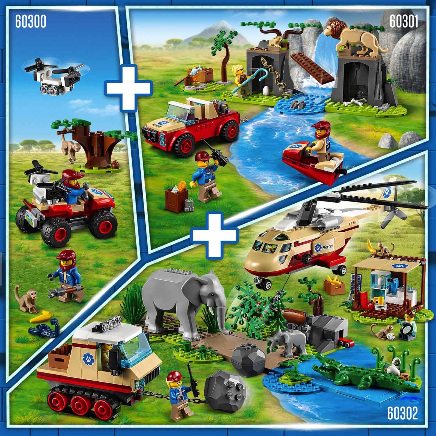 Lego City 60300 Wildlife Rescue ATV