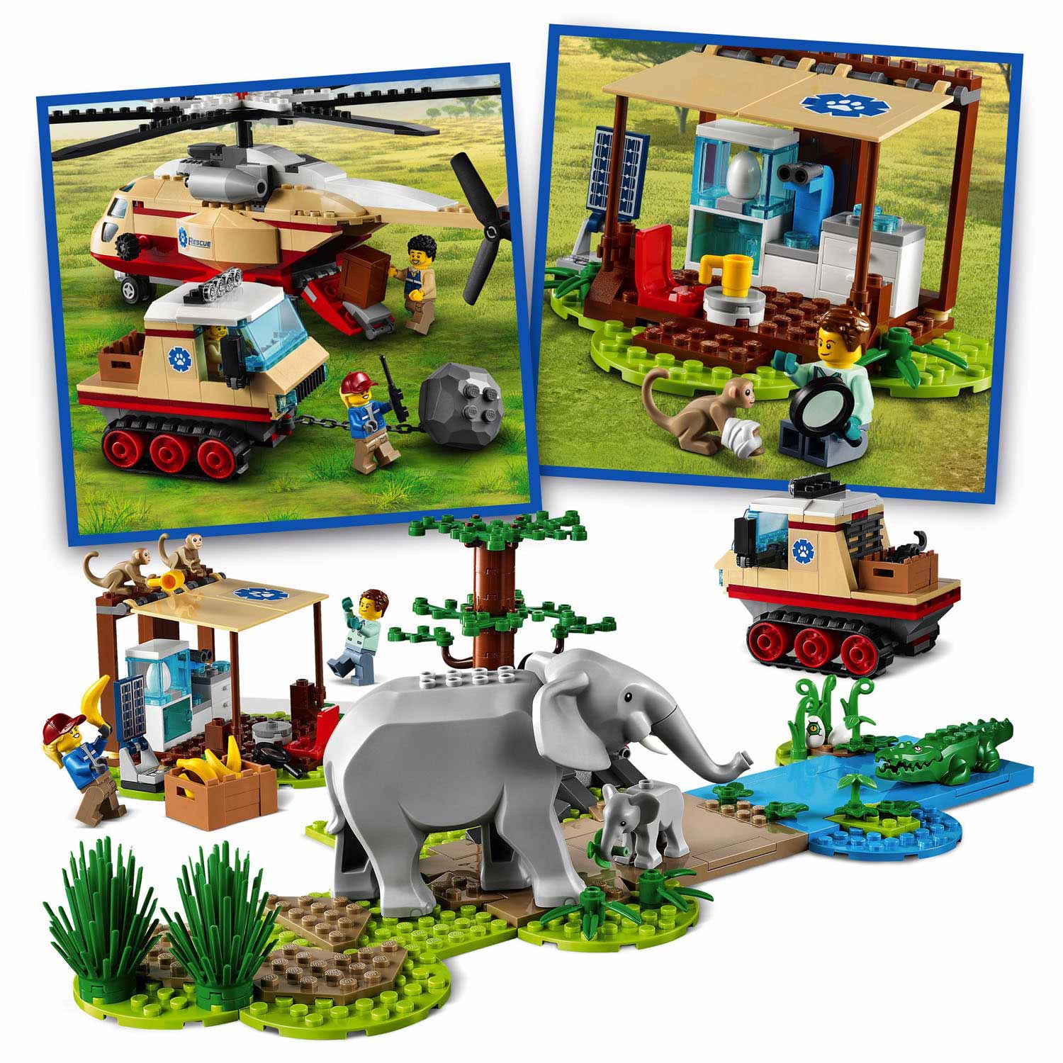 LEGO City 60302 Wildlife Rescue Operatie