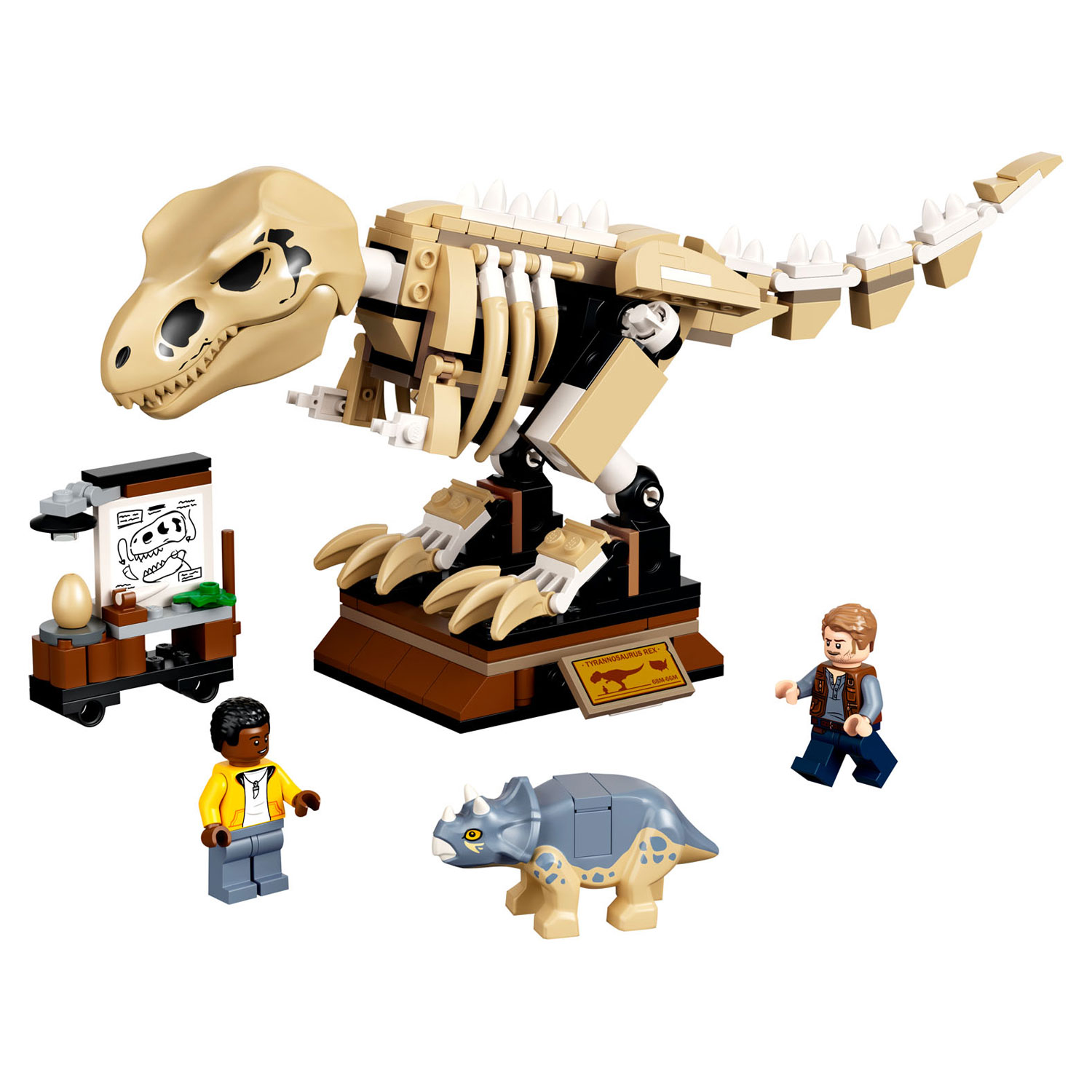 LEGO Jurassic 76940 Tentoonstelling Dinosaurusfossiel T-rex