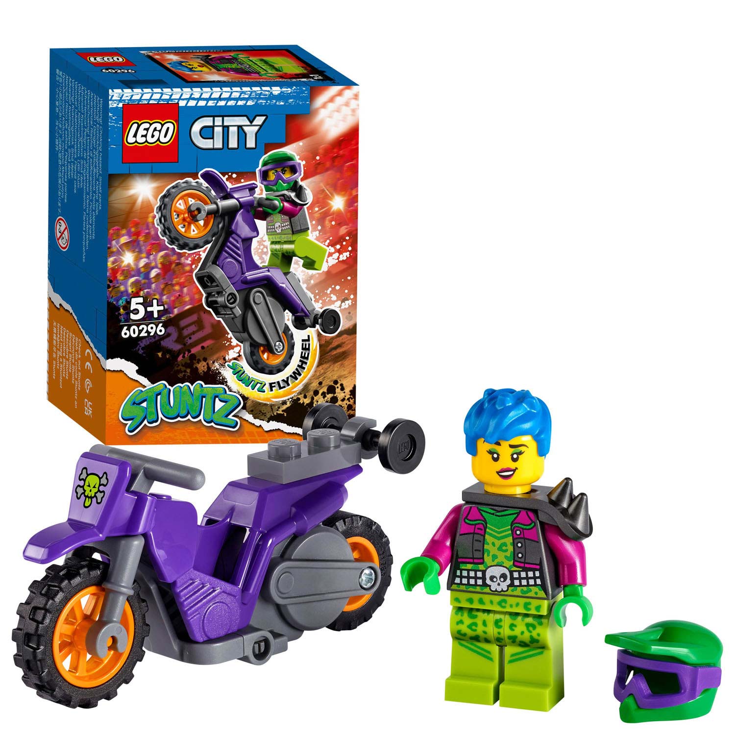 LEGO City 60296 Wheelie-Stunt-Motorrad