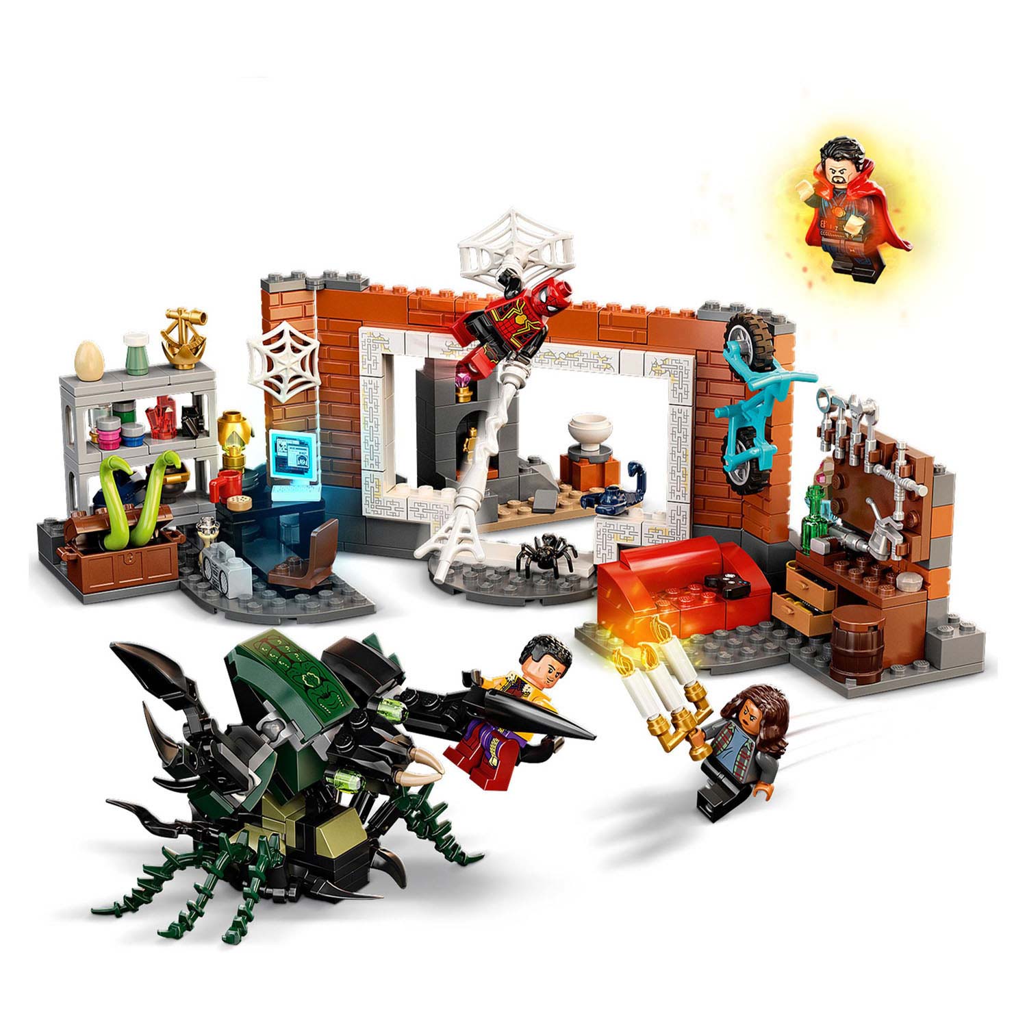 LEGO Super Heroes 76185 Spider-man bij de Sanctum Basis