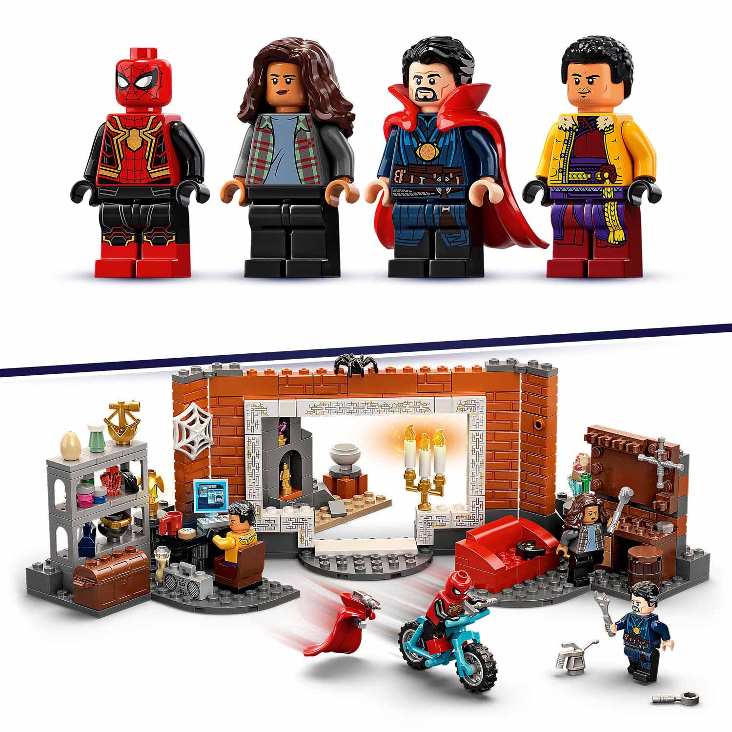LEGO Super Heroes 76185 Spider-man bij de Sanctum Basis
