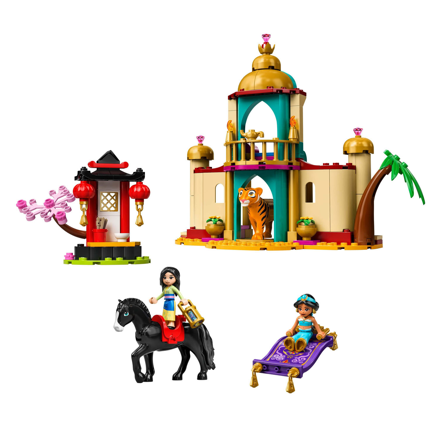 LEGO Disney Prinses 43208 Jasmines en Mulans Avontuur