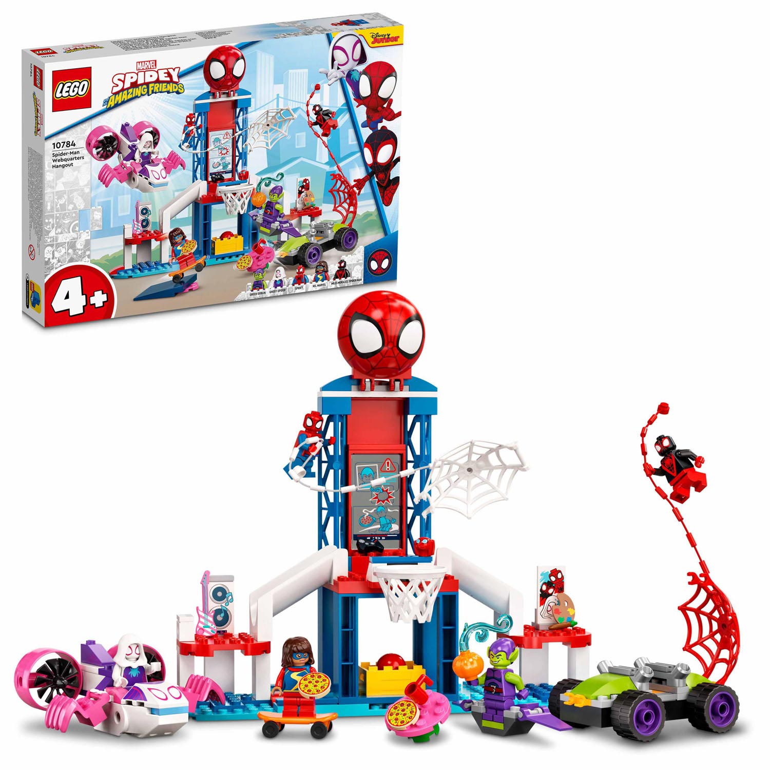 LEGO Spidey 10784 Spider-Man Webuitvalsbasis Ontmoeting
