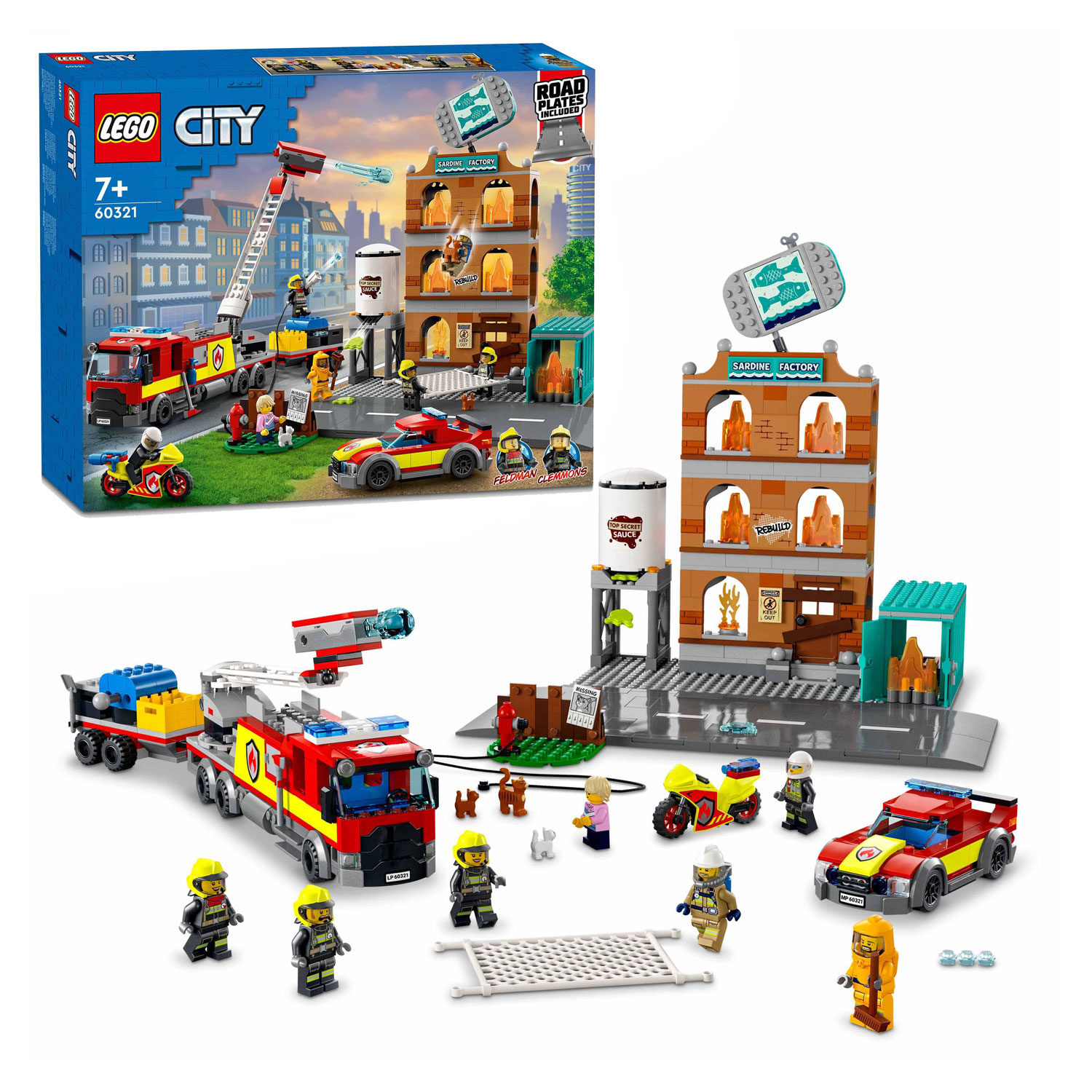 Rijp lont Tether LEGO City 60321 Brandweerteam online kopen? | Lobbes Speelgoed België