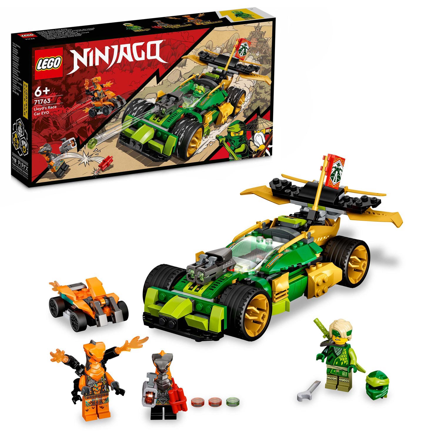 stoel Overeenkomstig kin LEGO Ninjago 71763 Lloyds Racewagen ... | Lobbes Speelgoed België