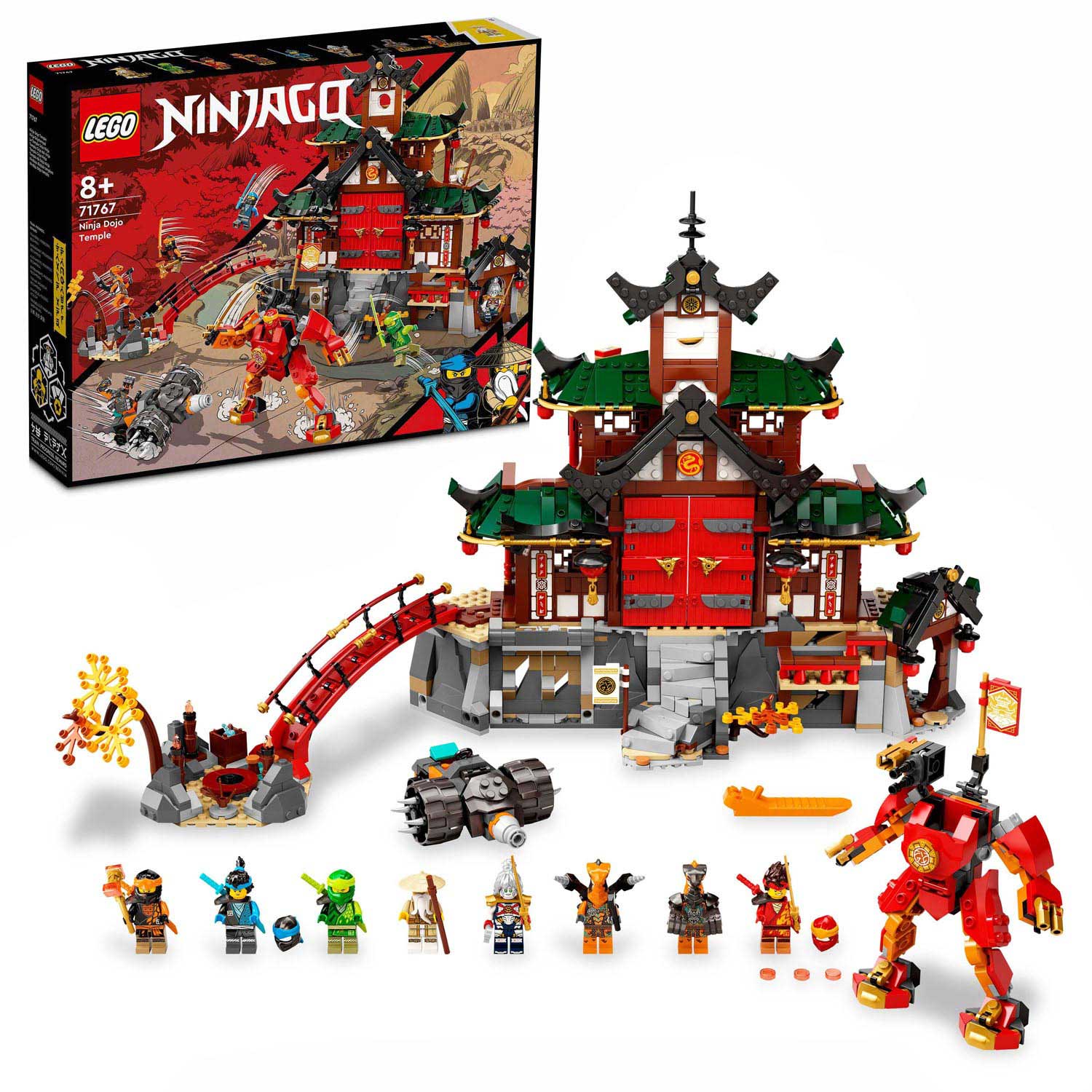 Syndicaat plek voorkant LEGO Ninjago 71767 Ninjadojo Tempel online kopen? | Lobbes Speelgoed