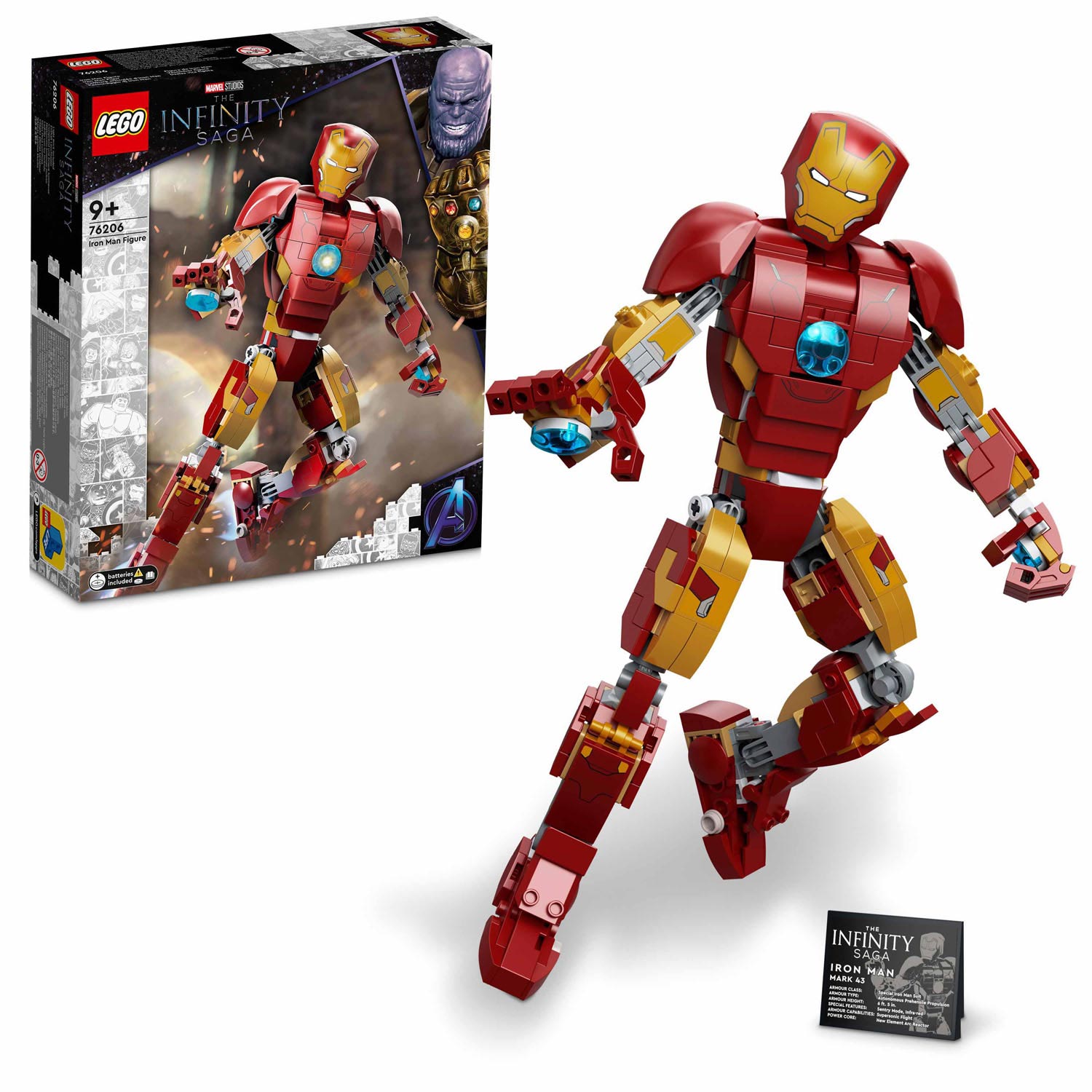 LEGO Super Heroes 76206 Iron Man Figuur