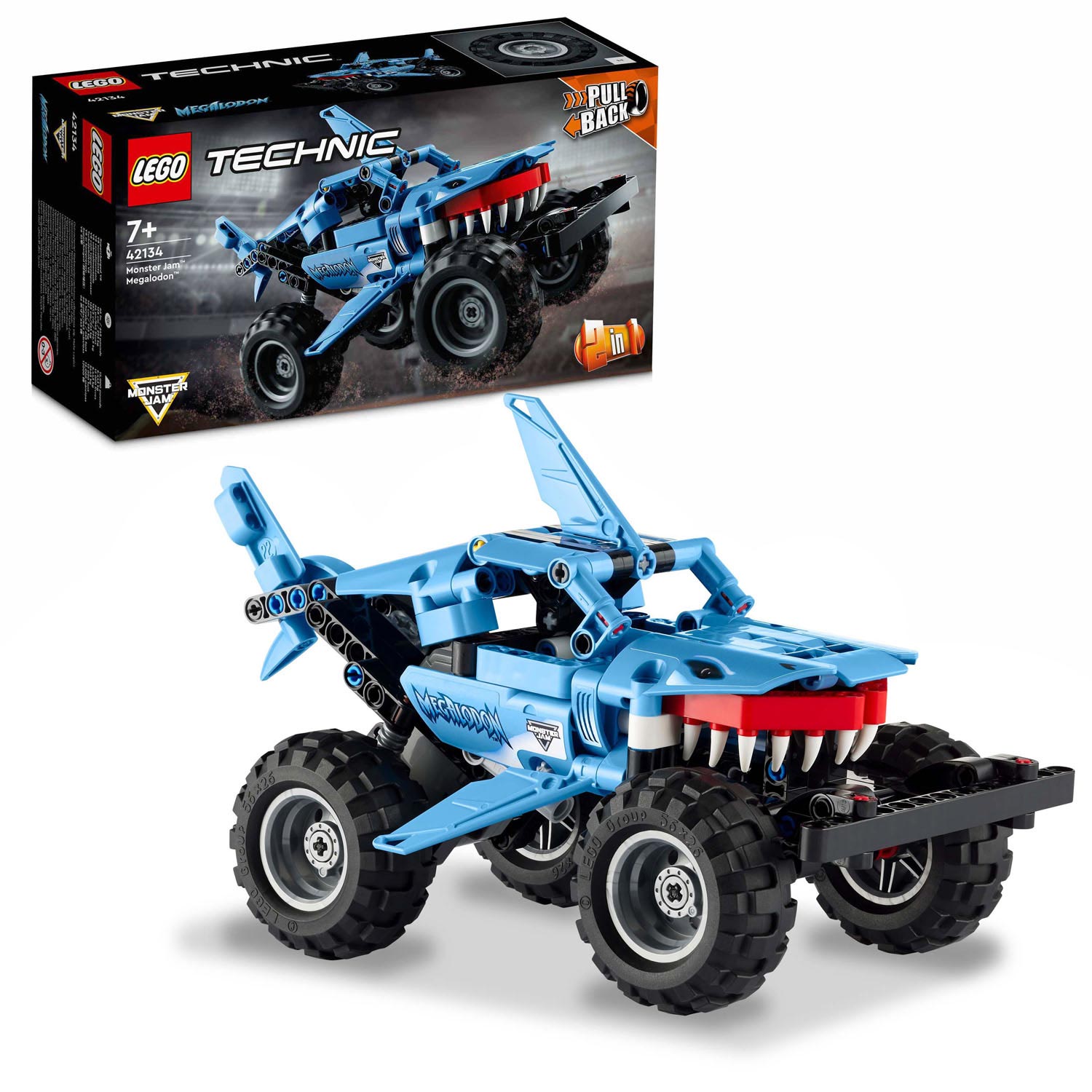 Rondlopen ijs bibliotheek LEGO Technic 42134 Monster Jam Megalodon online ... | Lobbes Speelgoed