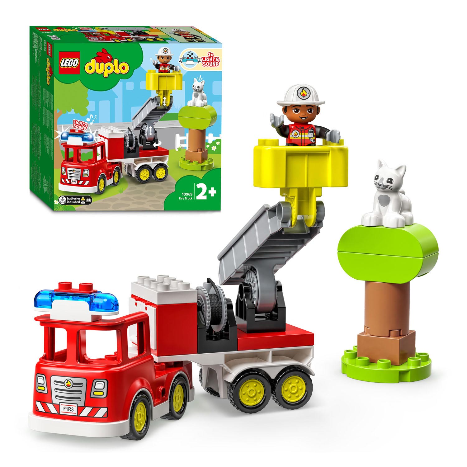 Terzijde Minder dan Auroch Lego Duplo 10969 Brandweerauto online kopen? | Lobbes Speelgoed
