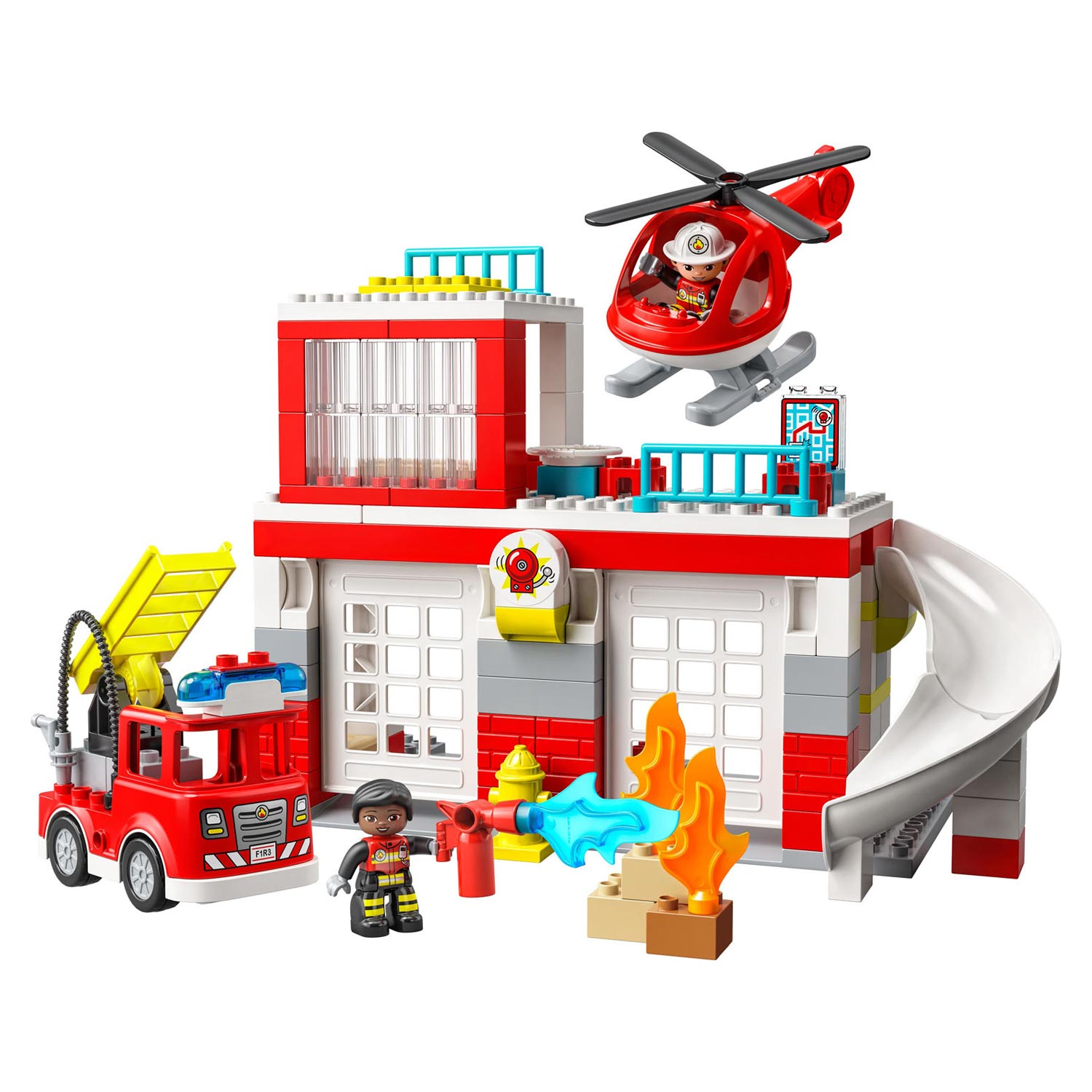 LEGO Duplo 10970 Caserne de pompiers et hélicoptère