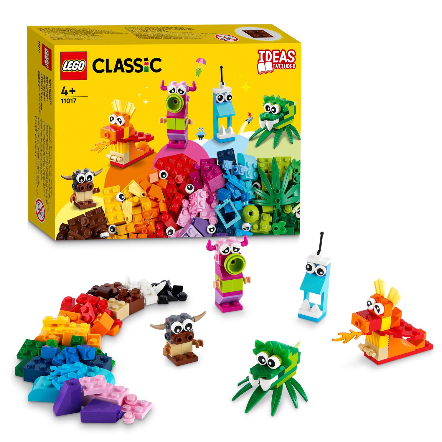 linnen Uitroepteken Onzin LEGO Classic 11017 Creatieve Monsters online kopen? | Lobbes Speelgoed