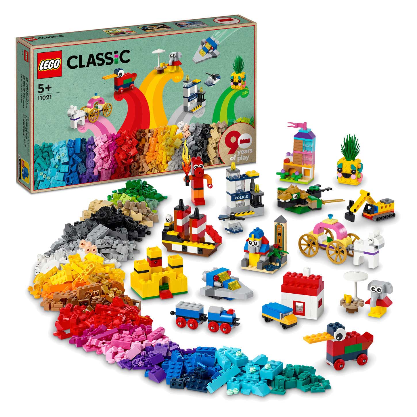 Rekwisieten hersenen tong Lego Classic 11021 90 Jaar Spelen online kopen? | Lobbes Speelgoed