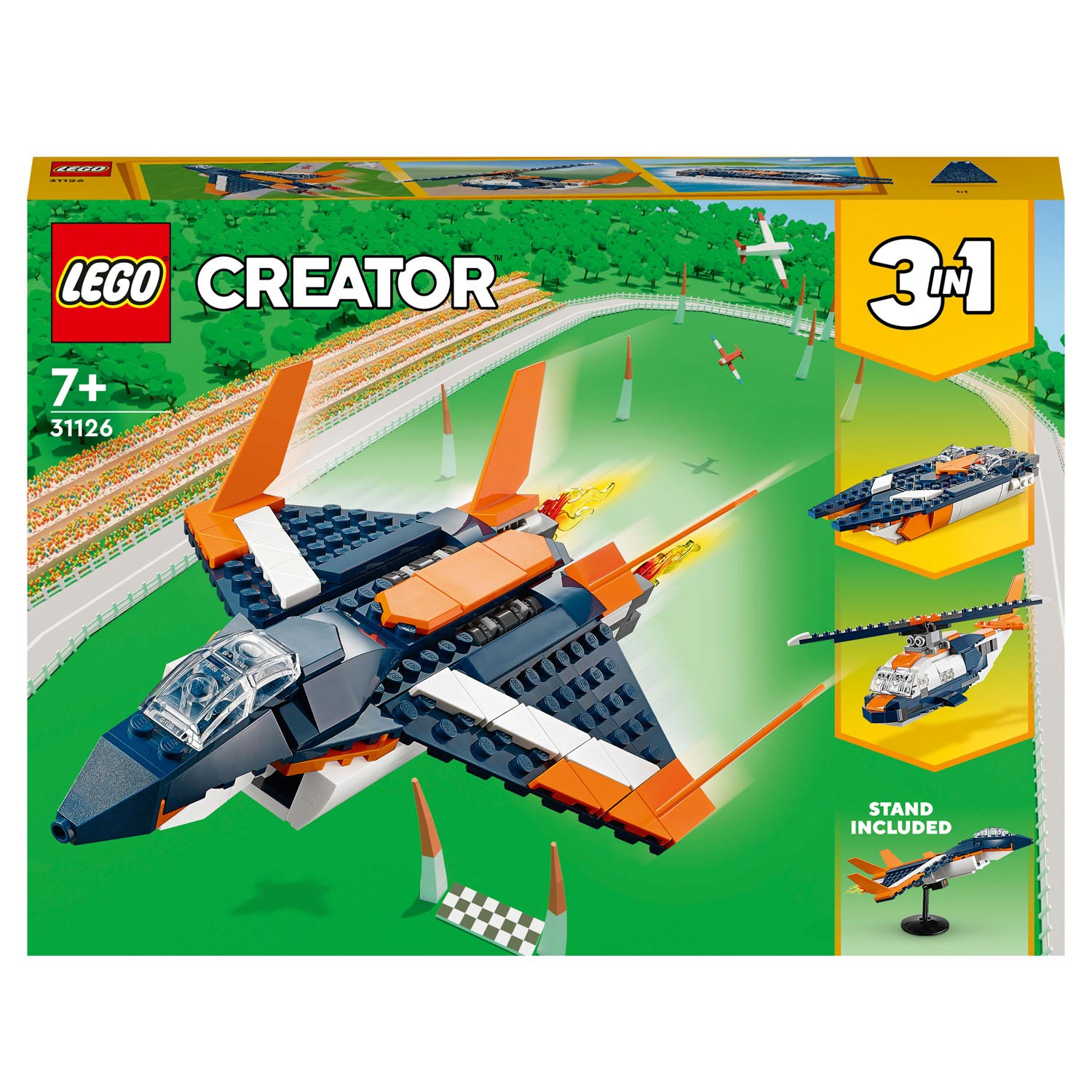 LEGO Creator 31126 L'avion à réaction supersonique