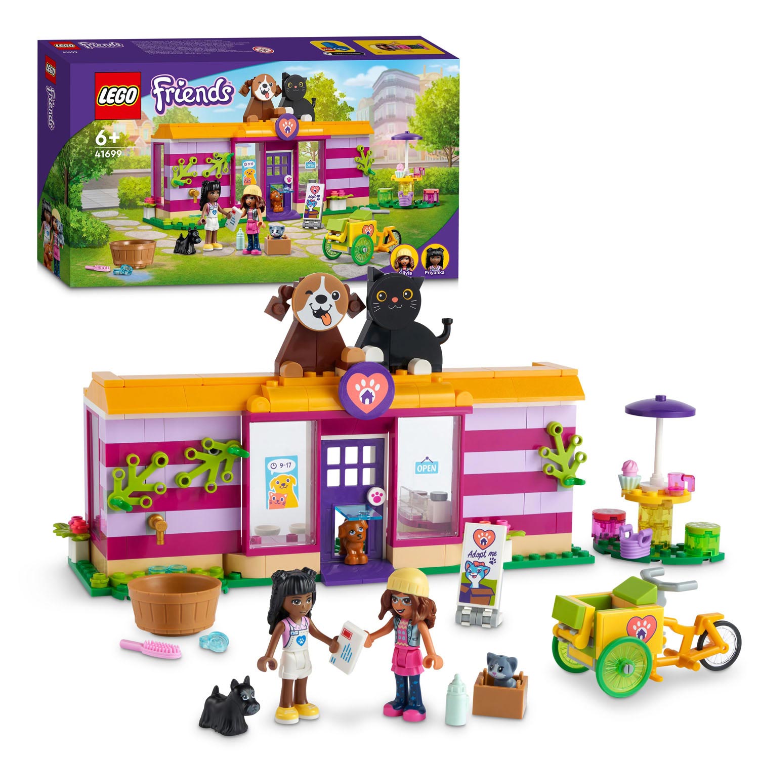 LEGO Friends 41699 Huisdierenadoptie Cafe ... | Lobbes Speelgoed